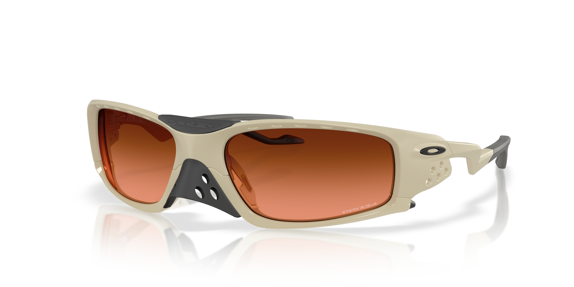 Plantaris SQ Prizm Brown Gradient Lenses, Matte Sand Frame
