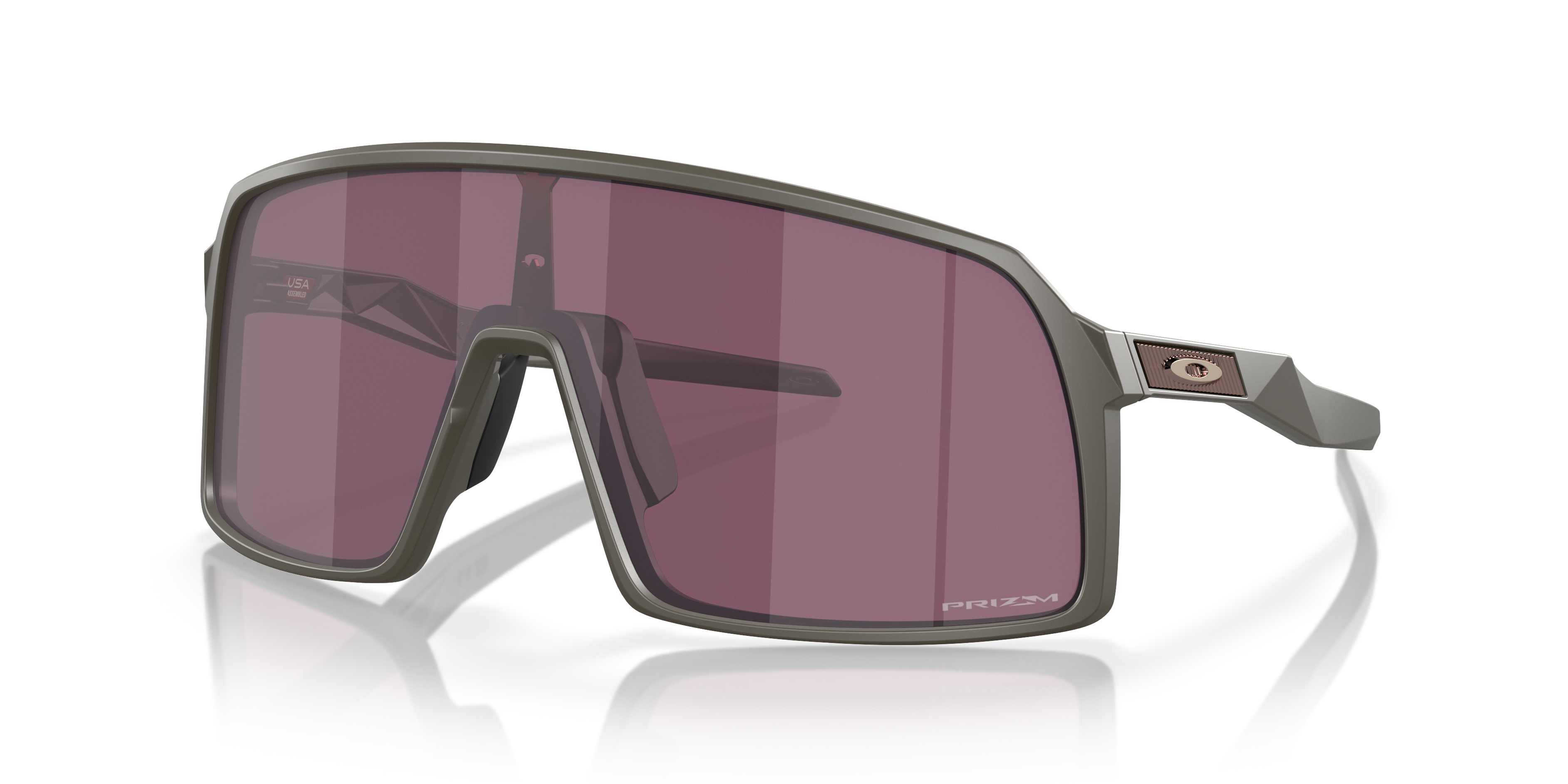 Sutro Prizm Road Black Lenses, Matte Olive Frame Sunglasses