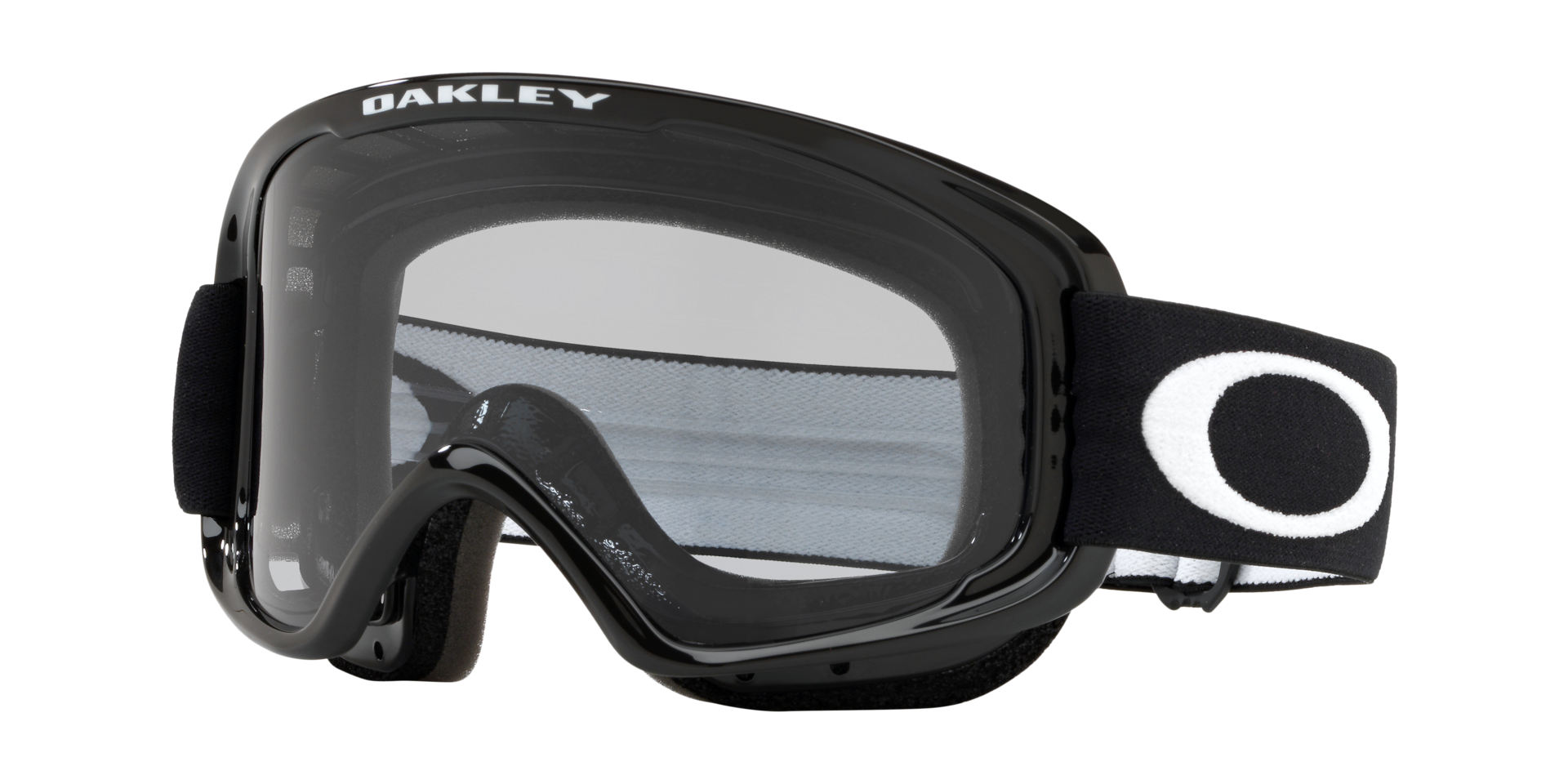 Oakley O-Frame® 2.0 PRO MX Goggles with Jet Black H20 Strap and