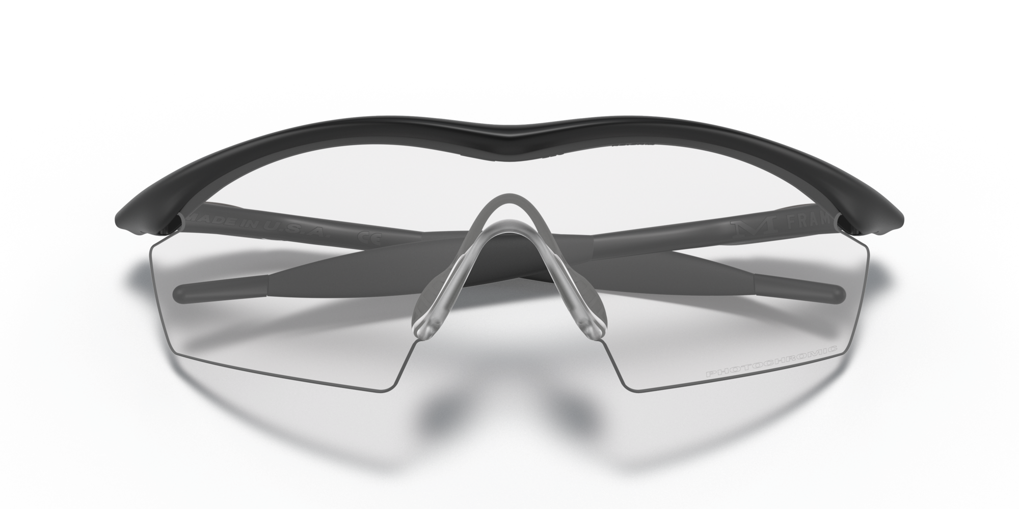 Oakley M Frame® Sunglasses with Black Frame and Clear Lenses
