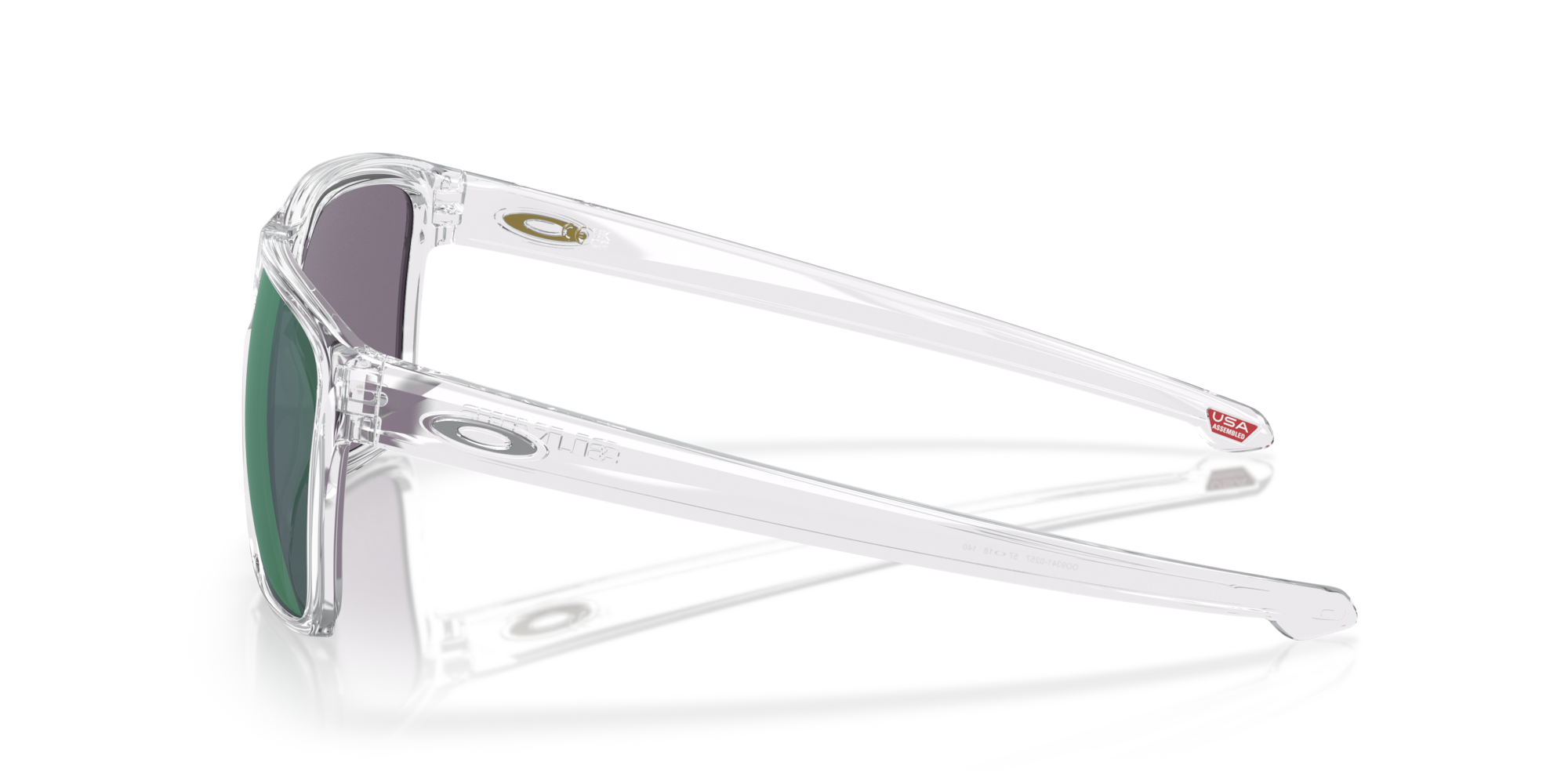 p*p様 Oakley SLIVER XL 偏光 アジアフィット Oakley Sliver™ XL Sunglasses with Polished Clear Frame and Jade