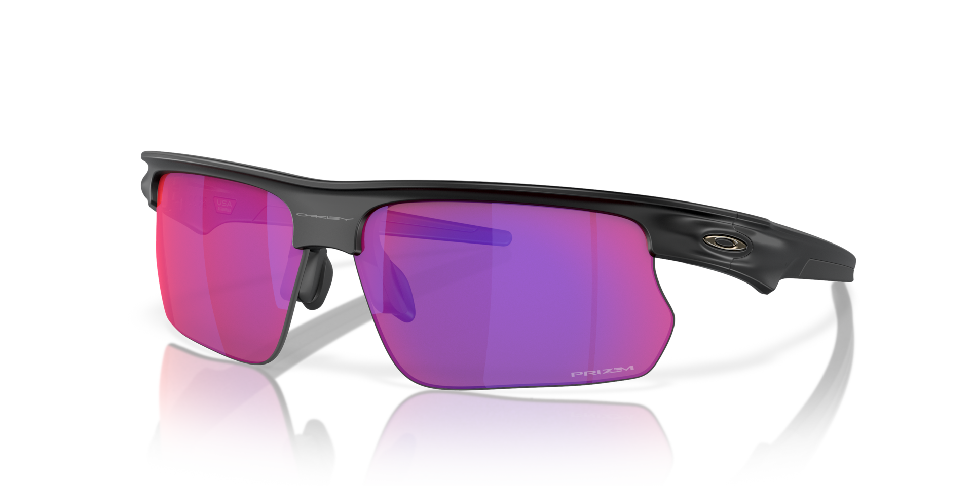 BiSphaera™ Prizm Road Lenses, Matte Black Frame Sunglasses