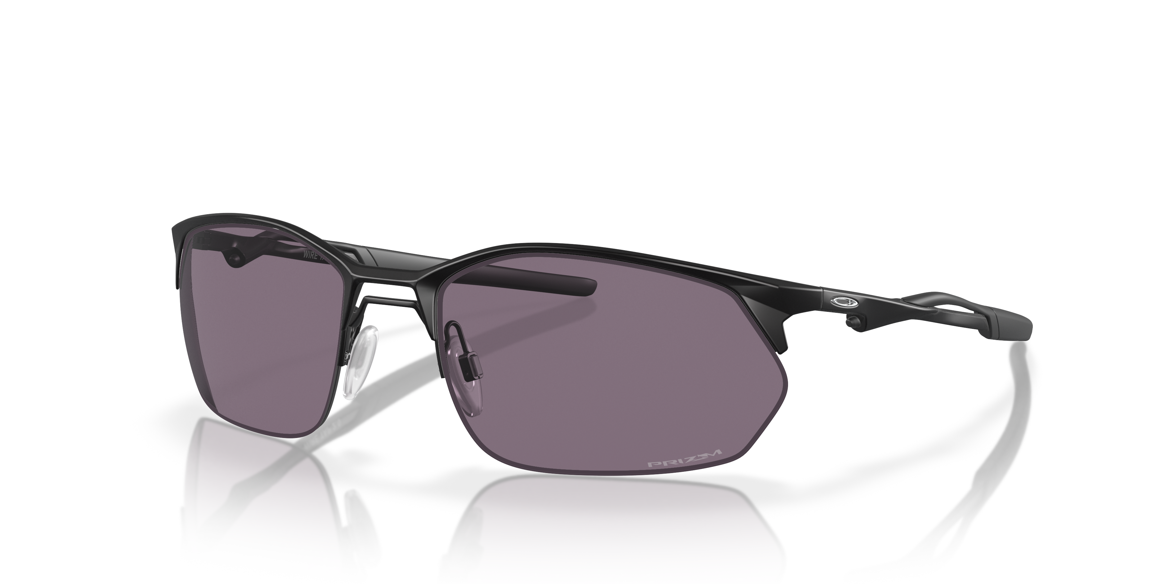 オークリー Wire Tap 2.0サングラス Satin BlackフレームとPrizm Grey