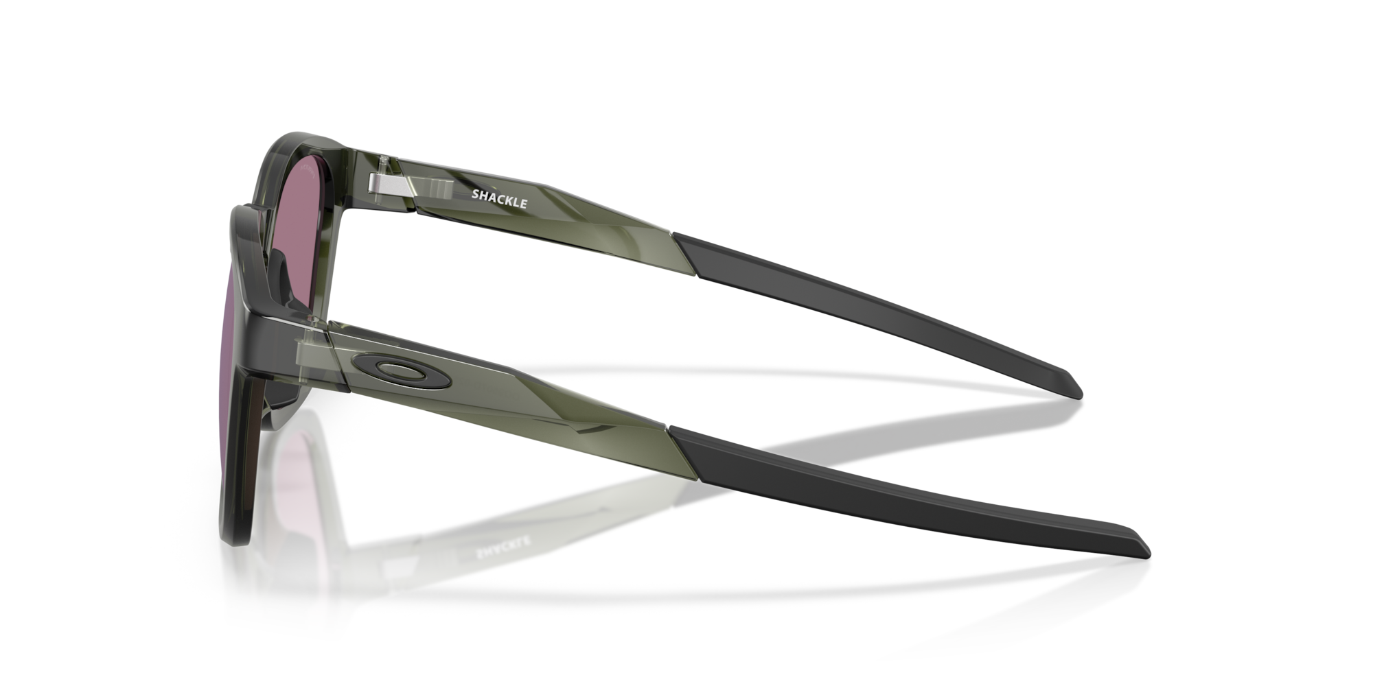 Oakley Shackle Sunglasses with Olive Ink Frame and Prizm Jade