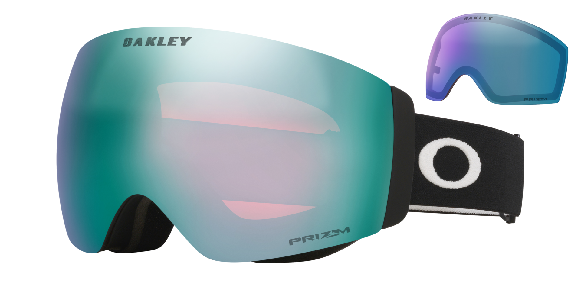 Oakley Flight Deck™ Pro M Snow Goggles with Matte Black Strap and