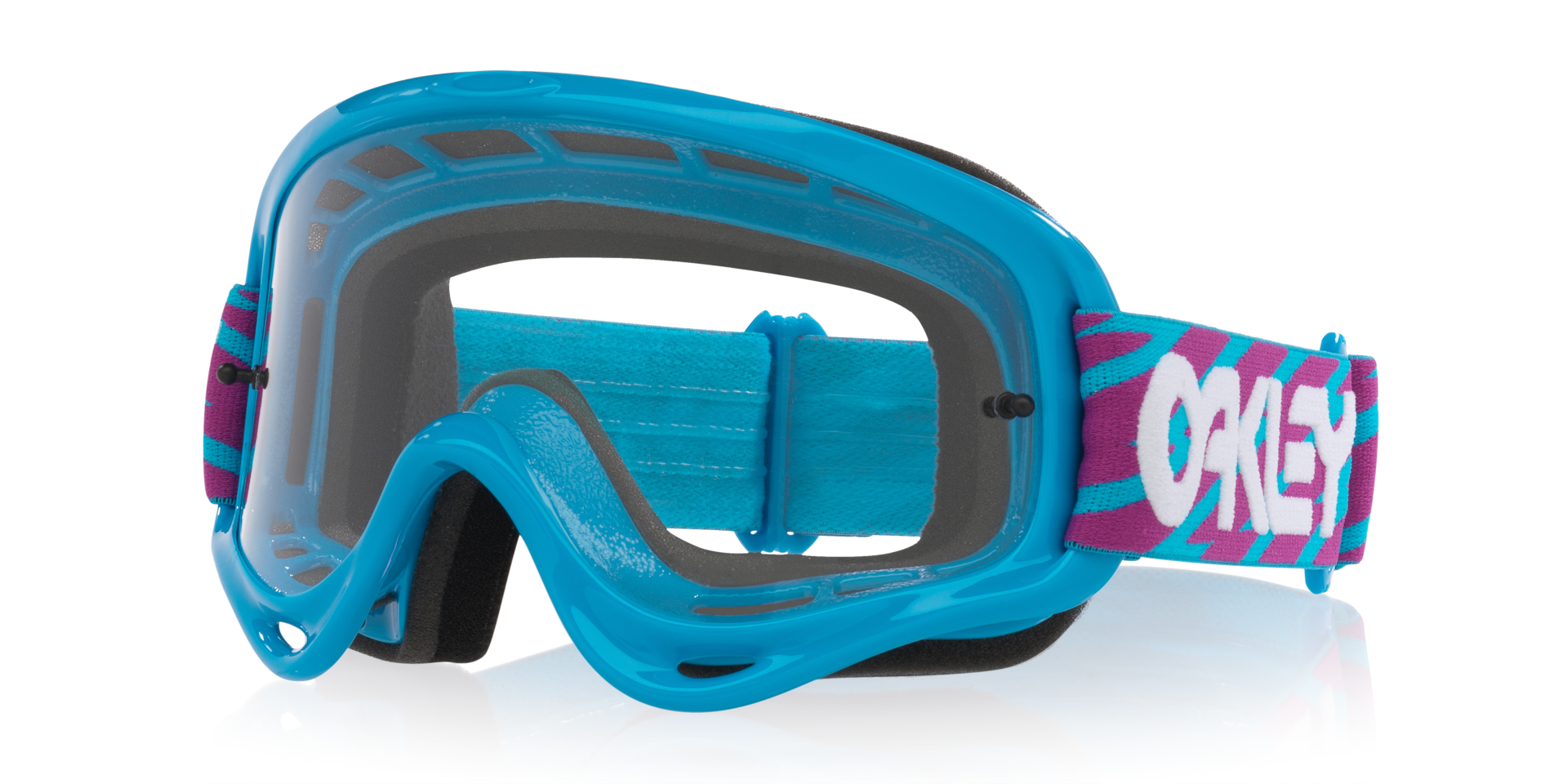 Oakley O-Frame® MX Goggles com Tira Jet Black e Lentes Clear