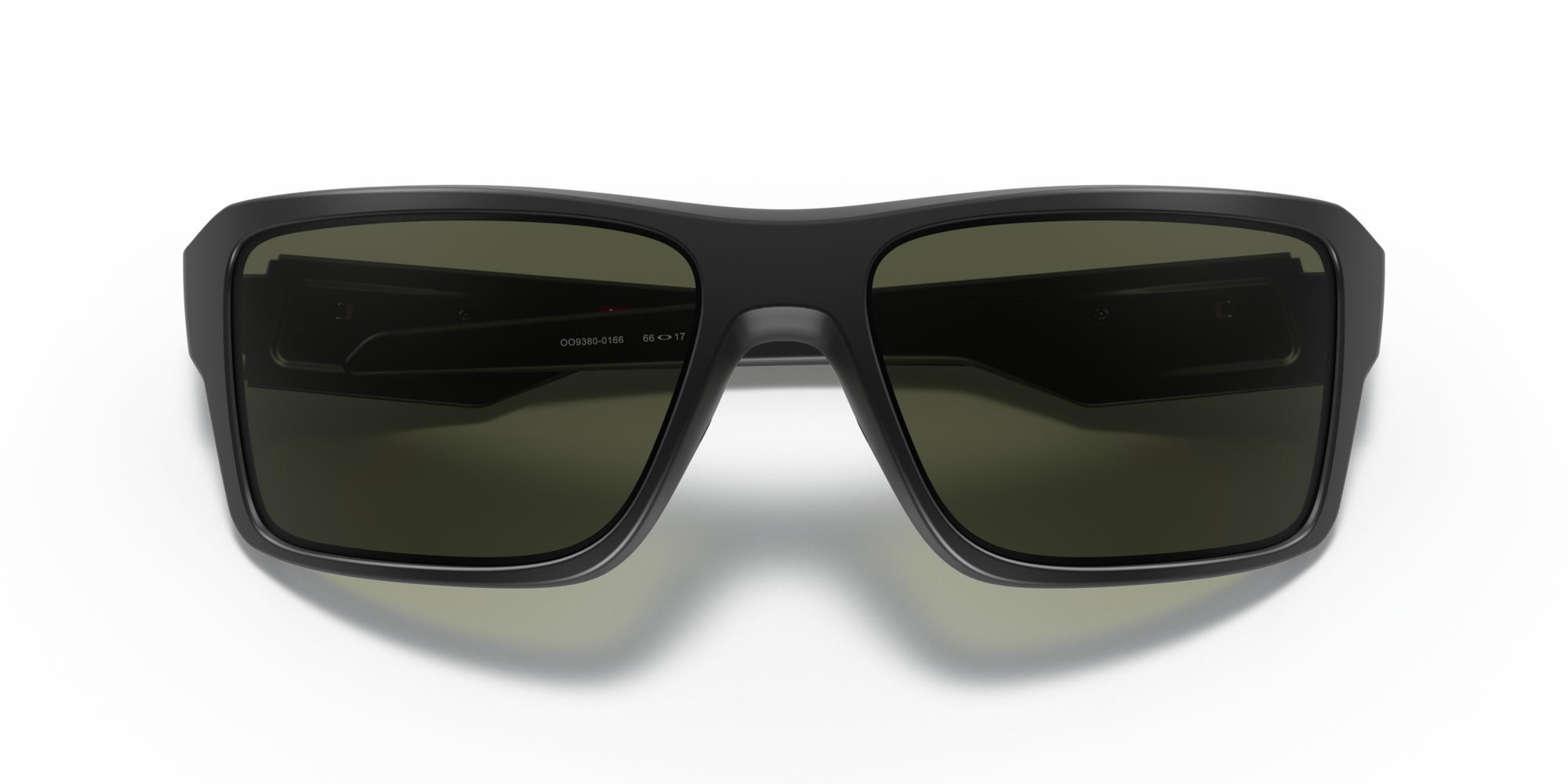 オークリー Double Edgeサングラス Matte BlackフレームとDark Grey