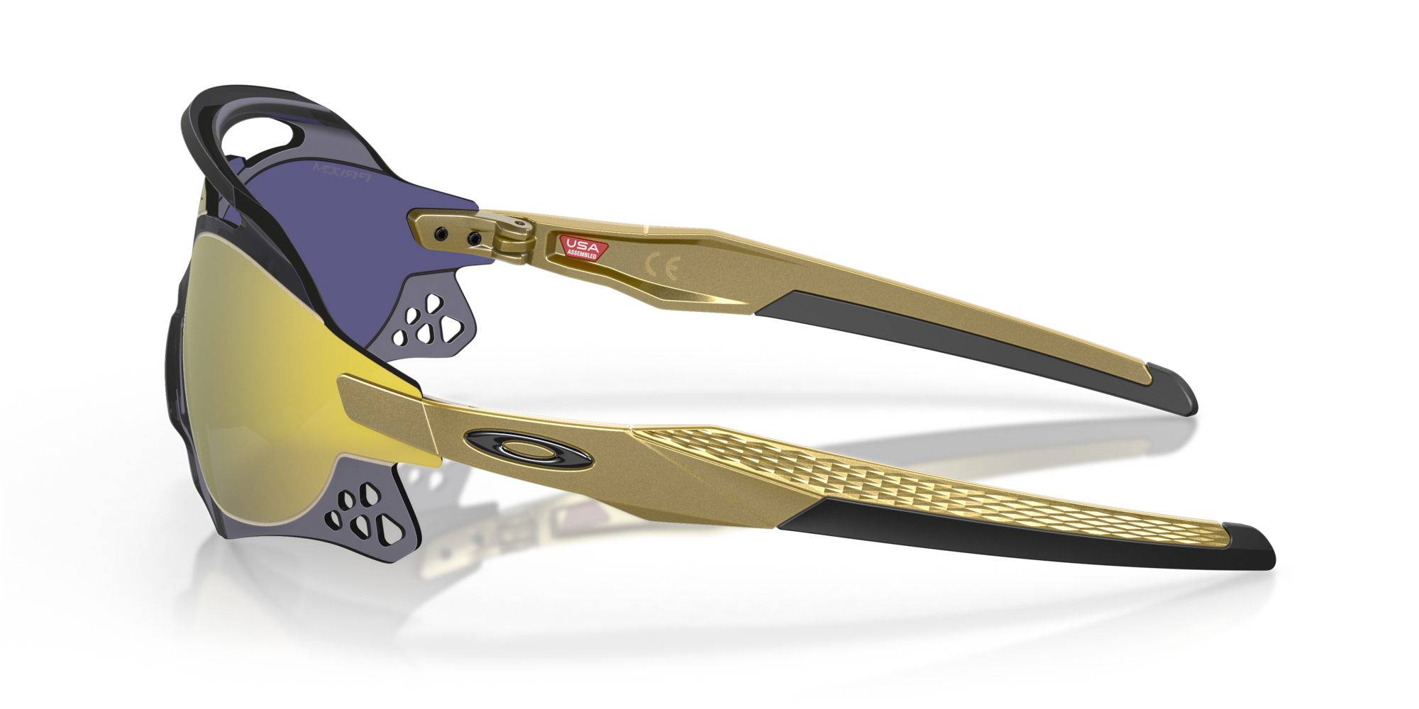オークリー Xeusサングラス Olympic GoldフレームとPrizm 24Kレンズ