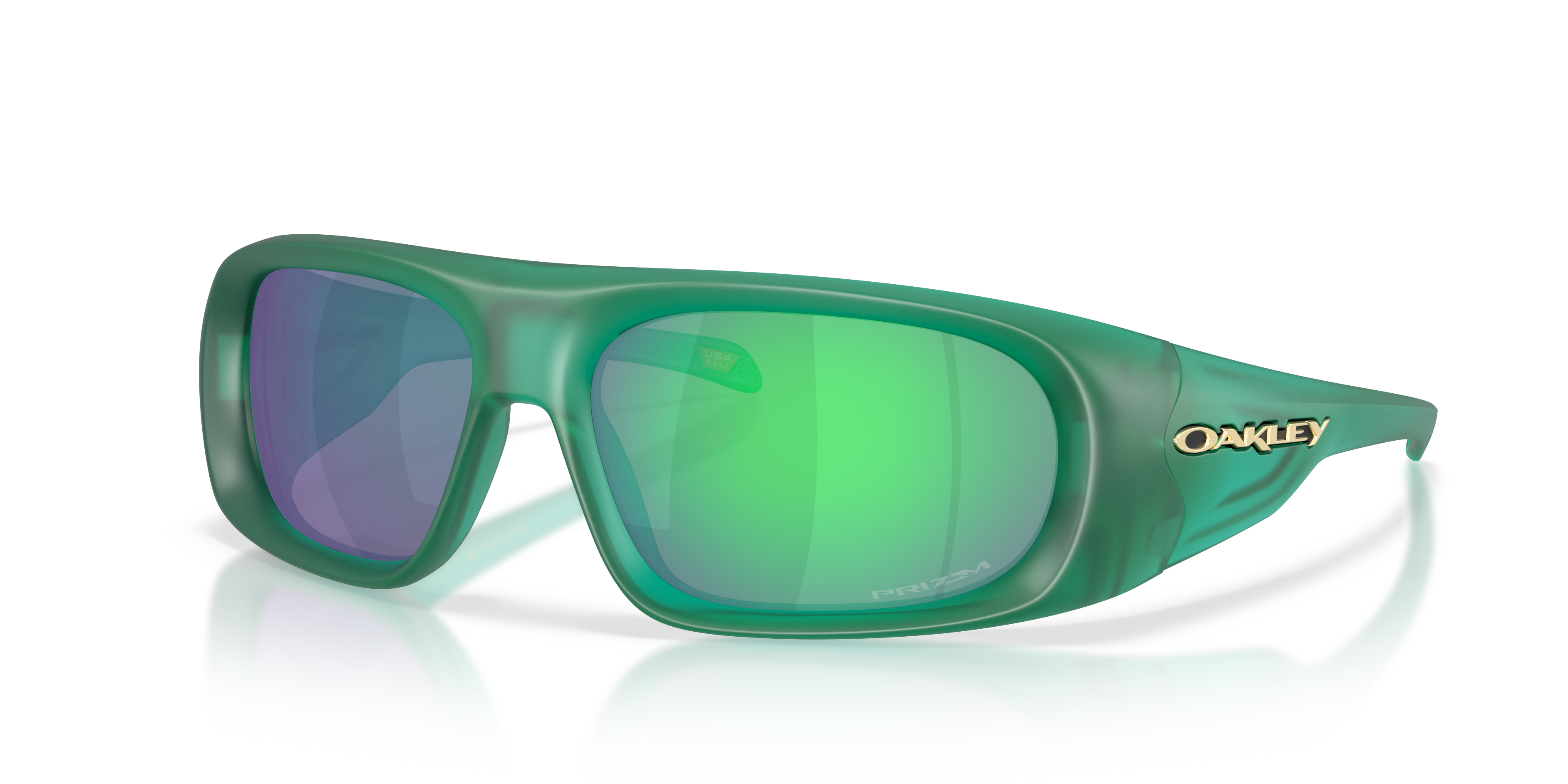 Oakley Belleville Sunglasses with Matte Transparent Viridian Frame