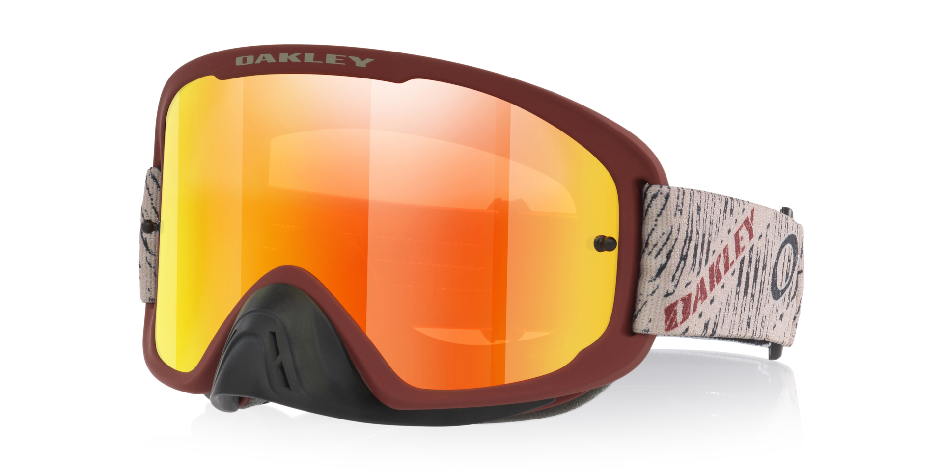Oakley O-Frame® 2.0 PRO MX Goggles com Tira Matte Black e Lentes