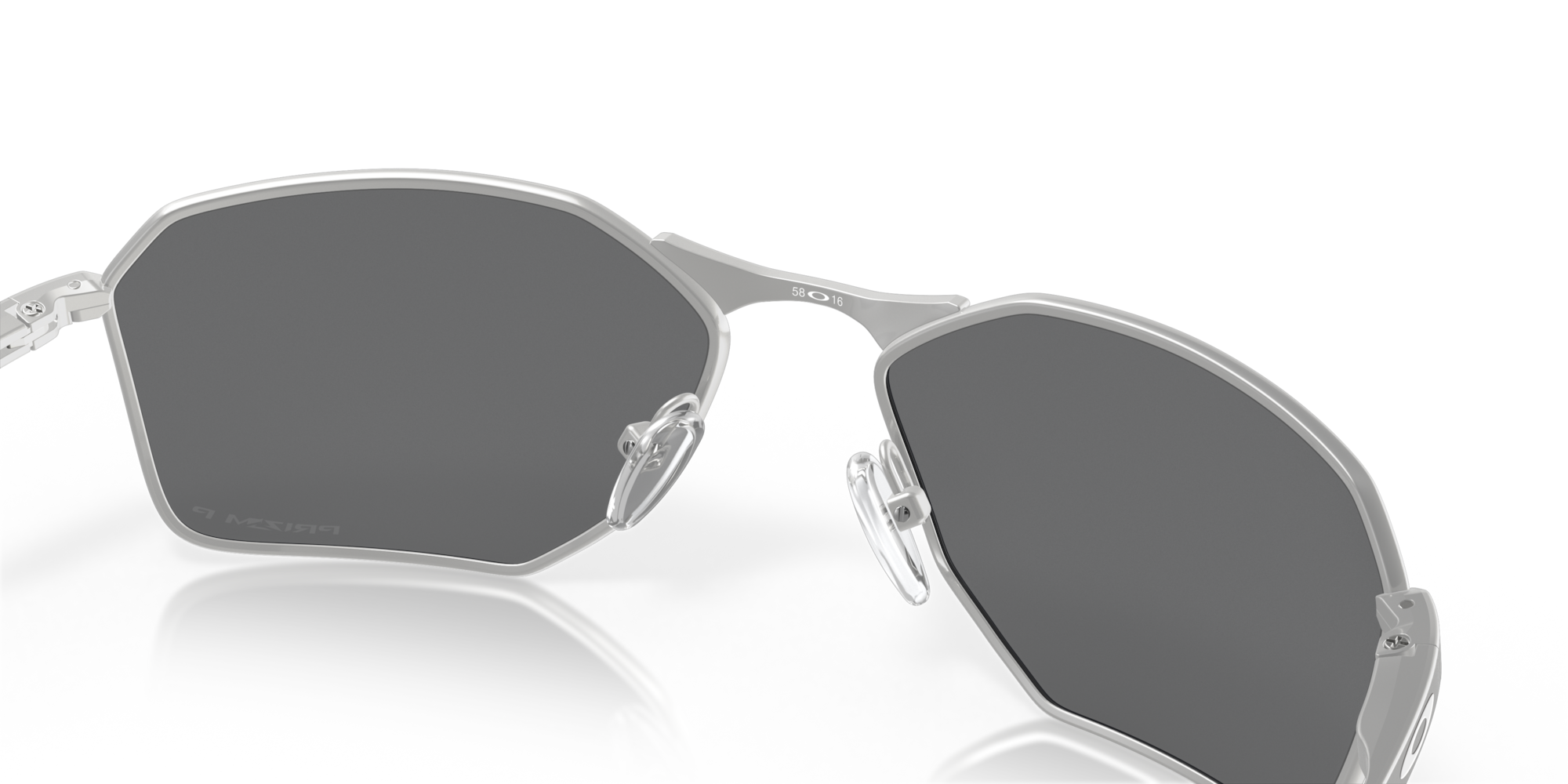 Oakley Savitar Sunglasses with Satin Chrome Frame and Prizm Black