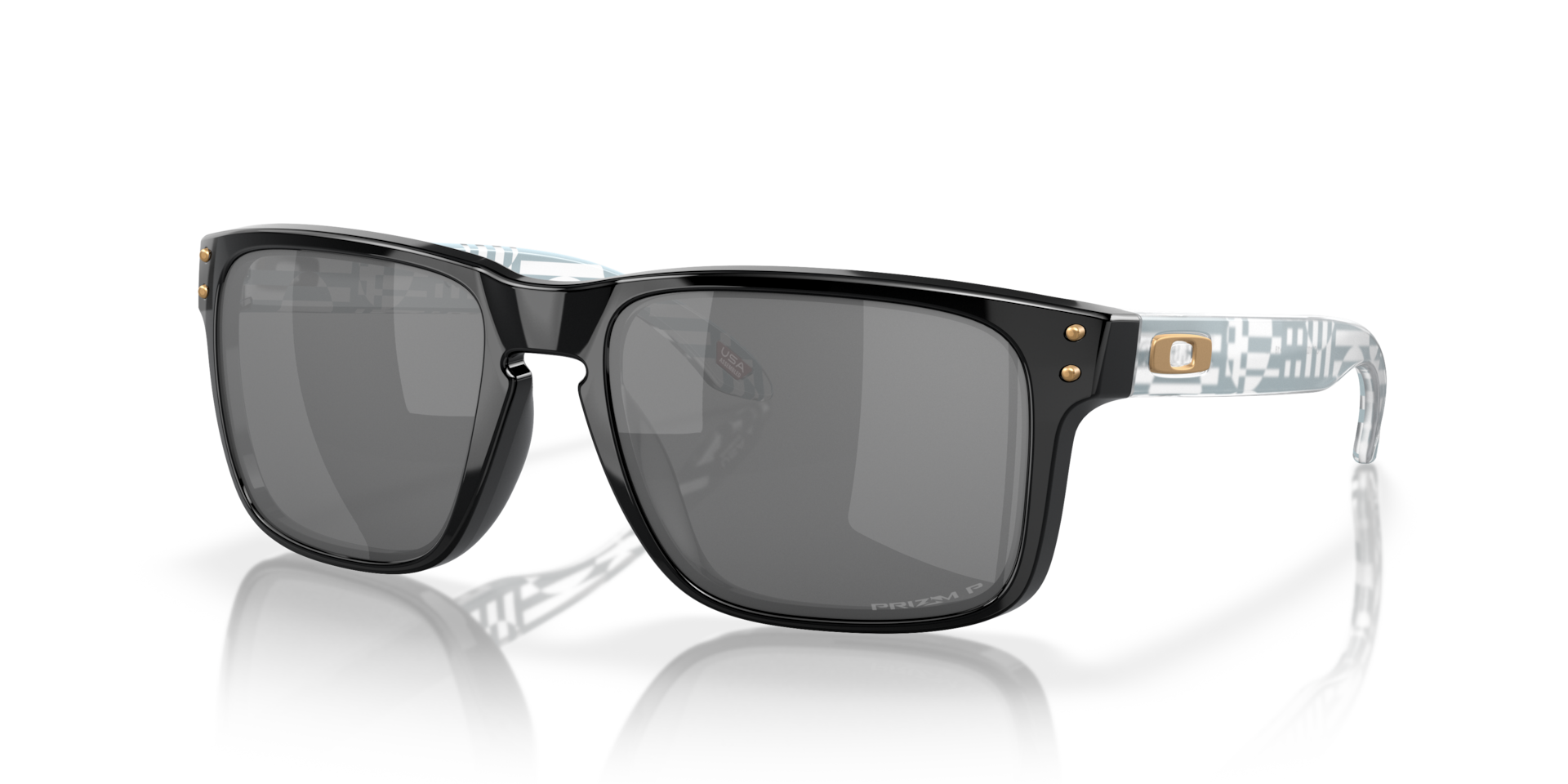 Holbrook™ Prizm Black Polarized Lenses, Black Frame Sunglasses