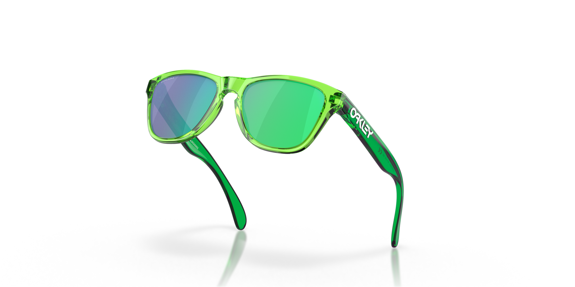 Oakley Frogskins™ XXS (Youth Fit) Sunglasses with Acid Green Frame