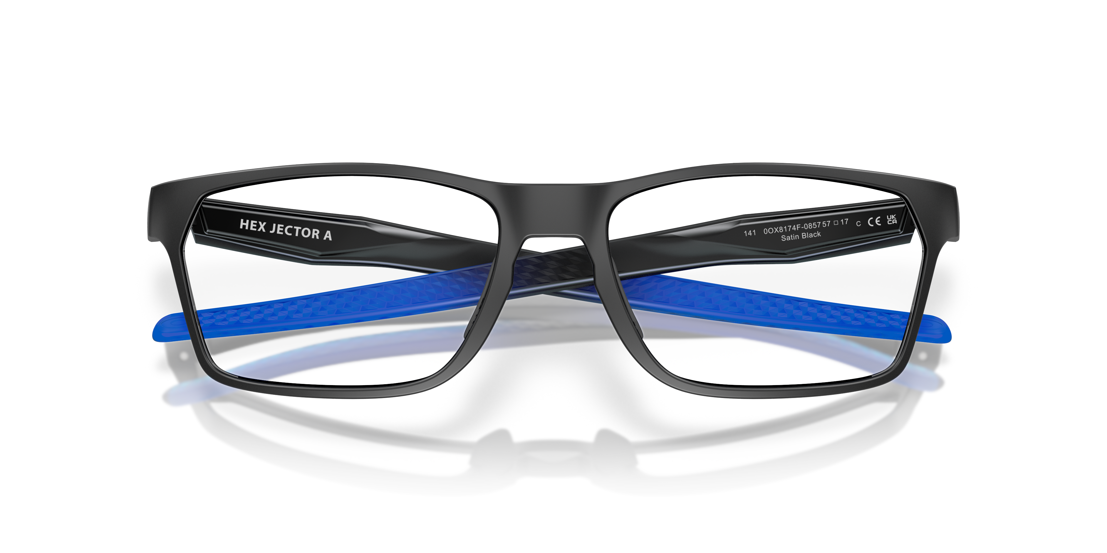 Oakley Hex Jector (Low Bridge Fit) Eyeglasses with Satin Black
