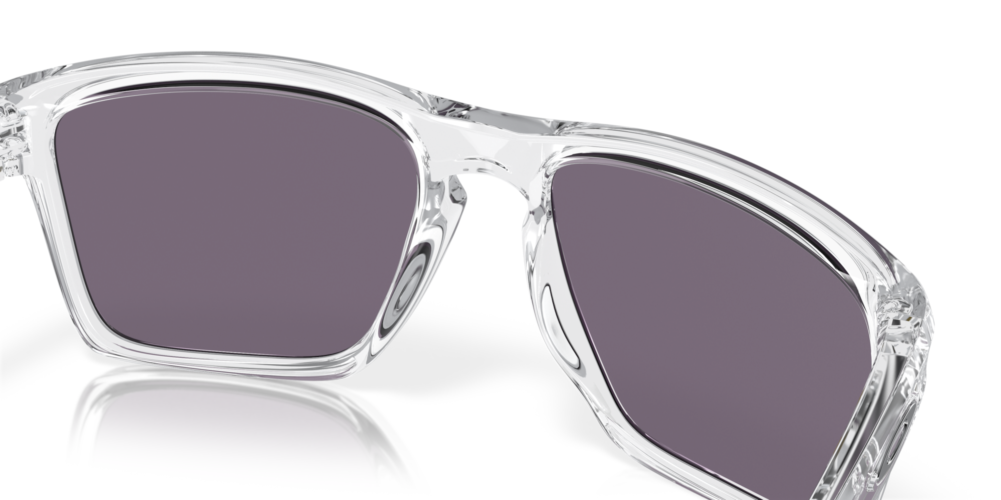 Oakley Sliver™ XL Sunglasses with Polished Clear Frame and Jade