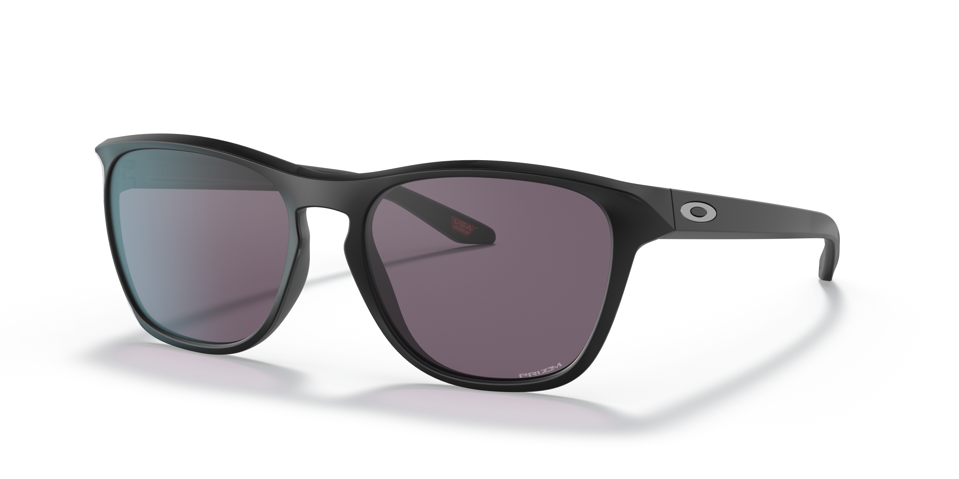 Oakley Manorburn Sunglasses with Matte Black Frame and Prizm Grey