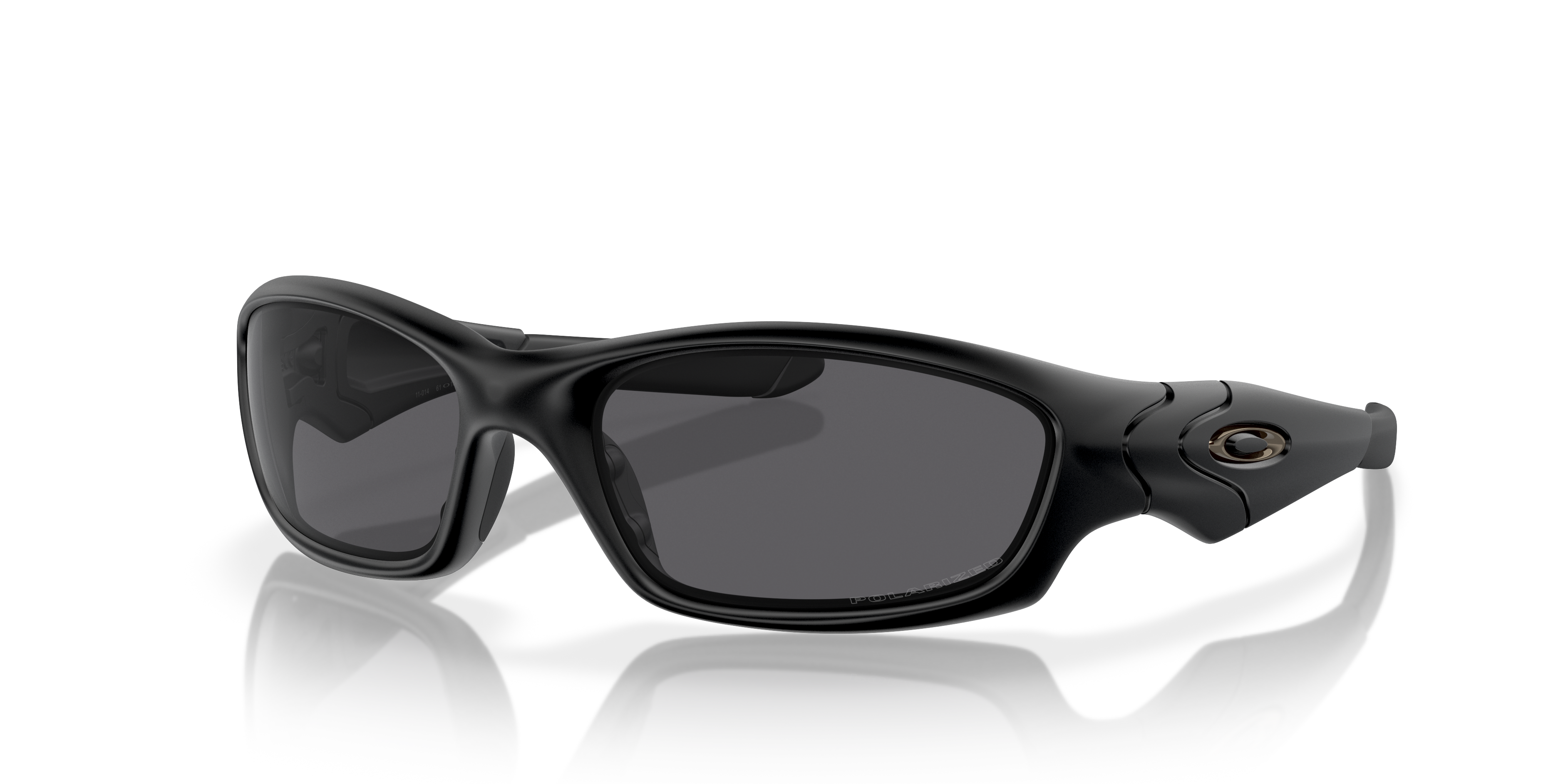 Standard Issue Straight Jacket® Grey Polarized Lenses, Matte Black