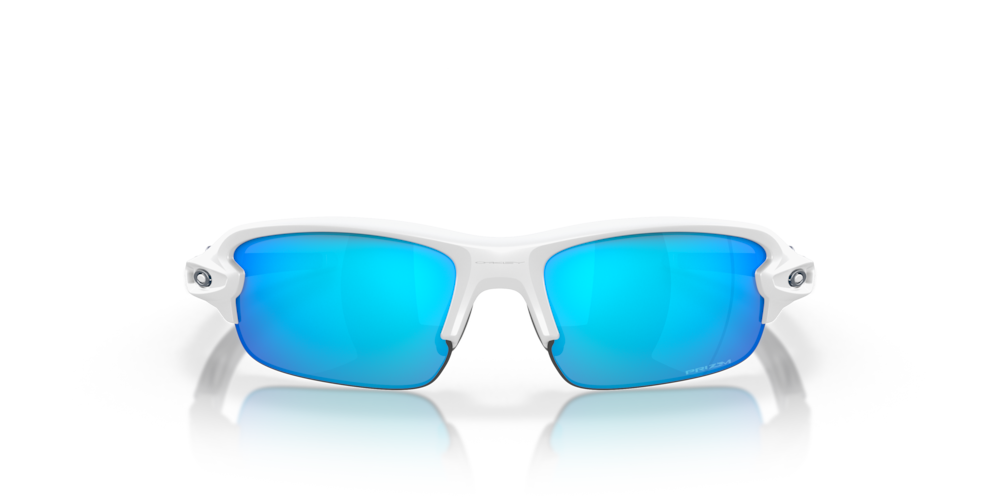 Flak® XXS (Youth Fit) Prizm Sapphire Lenses, Matte White Frame