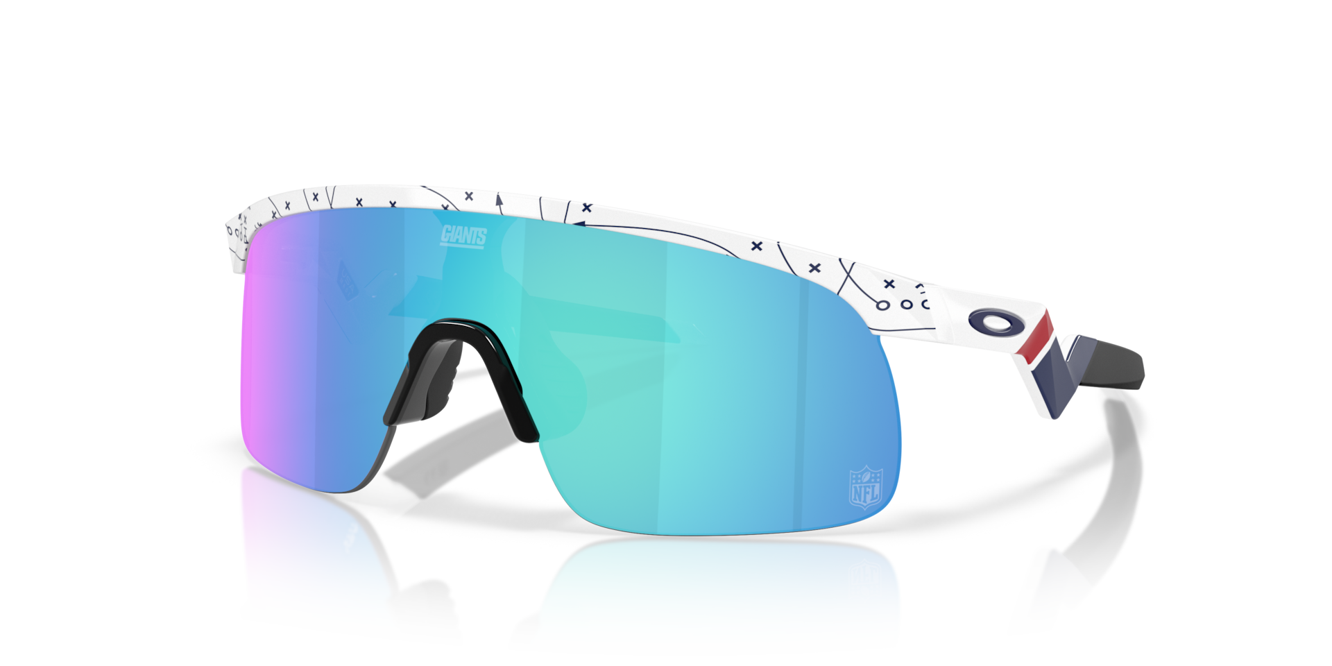 Oakley New York Giants Resistor (Youth Fit) Sunglasses with 25