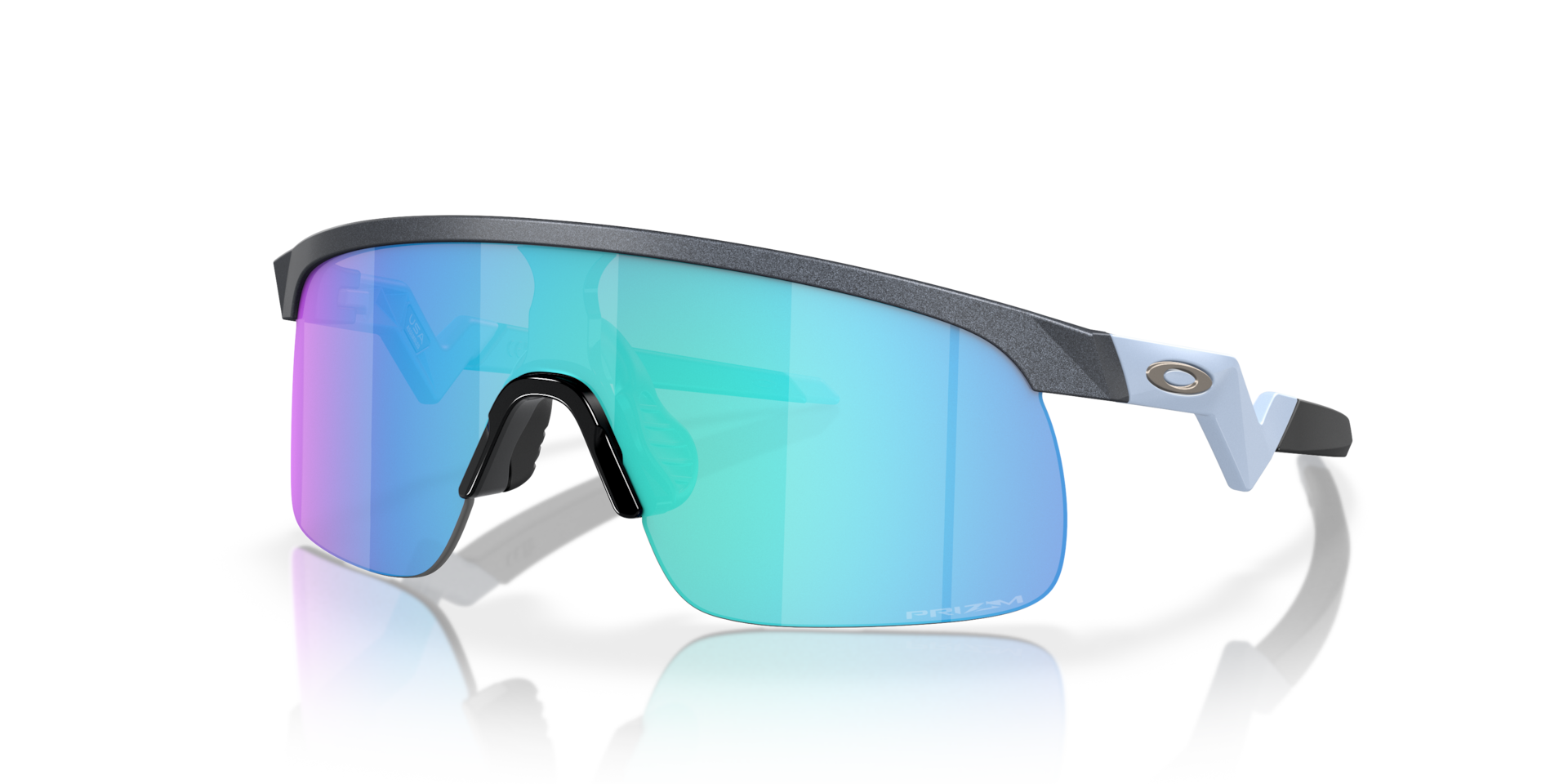 Resistor (Youth Fit) Prizm Sapphire Lenses, Blue Steel Frame