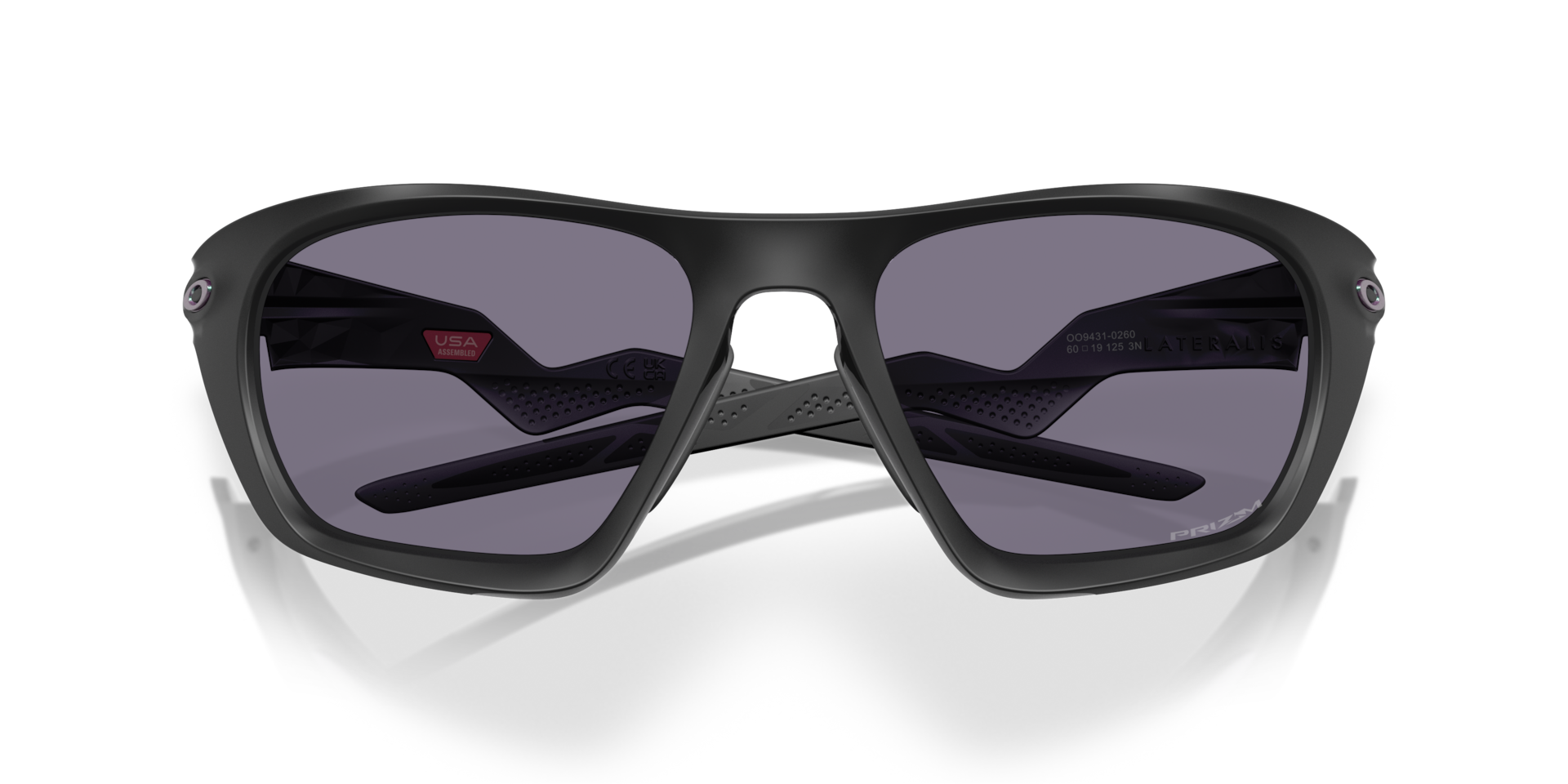 Oakley Lateralis Sunglasses with Matte Grey Ink Frame and Prizm