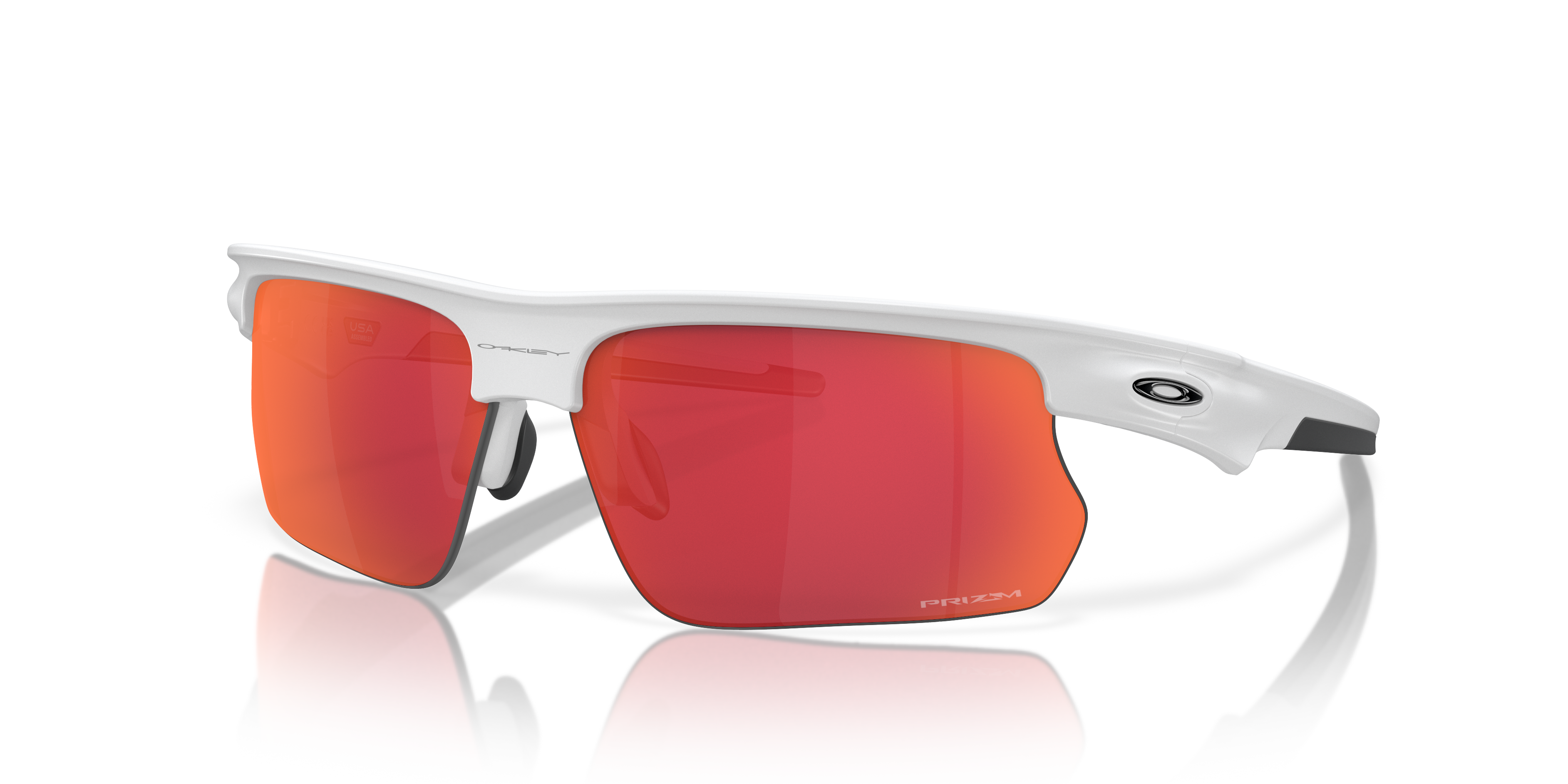 BiSphaera™ Prizm Field Lenses, Matte White Frame Sunglasses