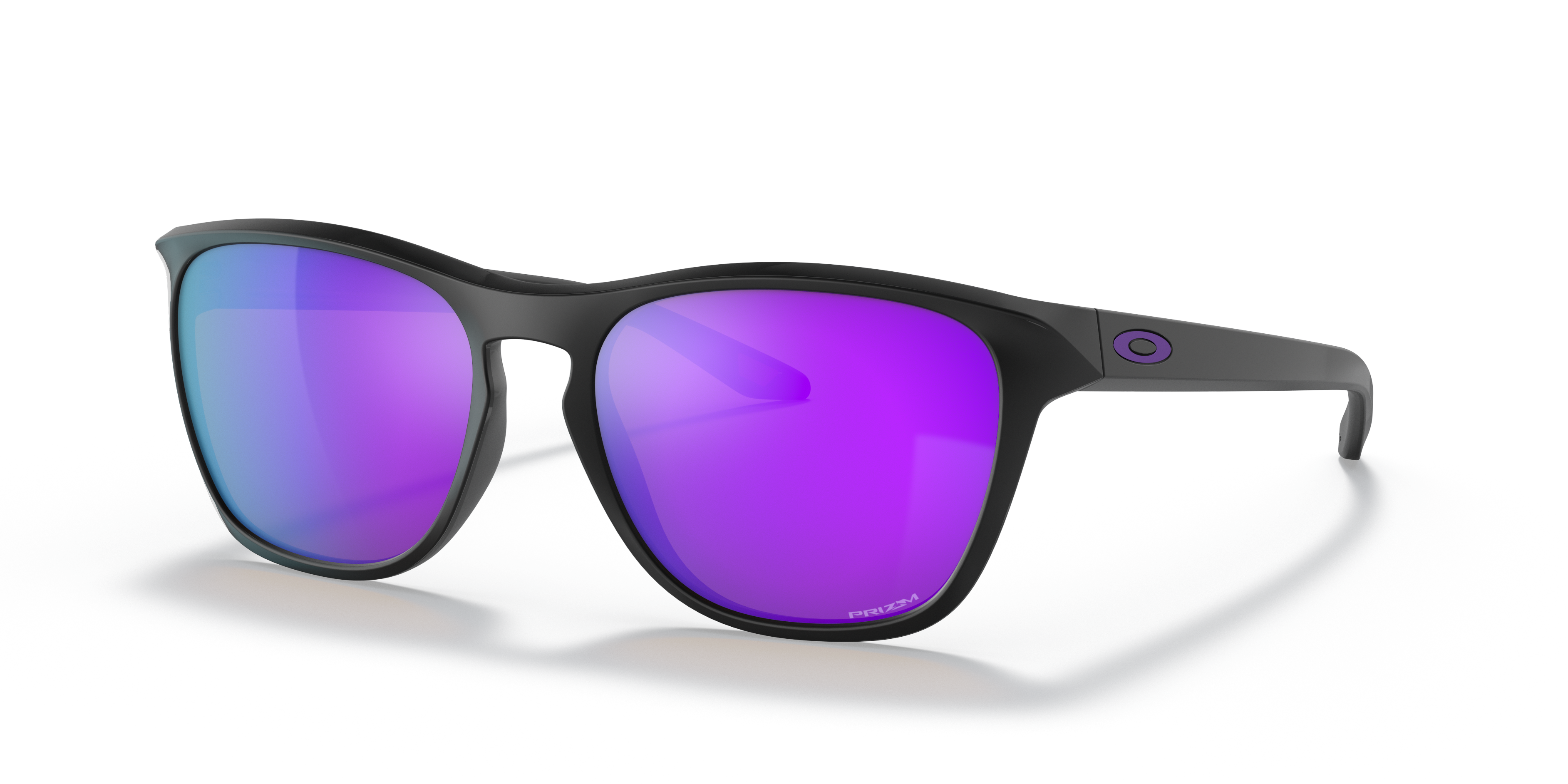 Manorburn Prizm Violet Lenses, Matte Black Frame Sunglasses
