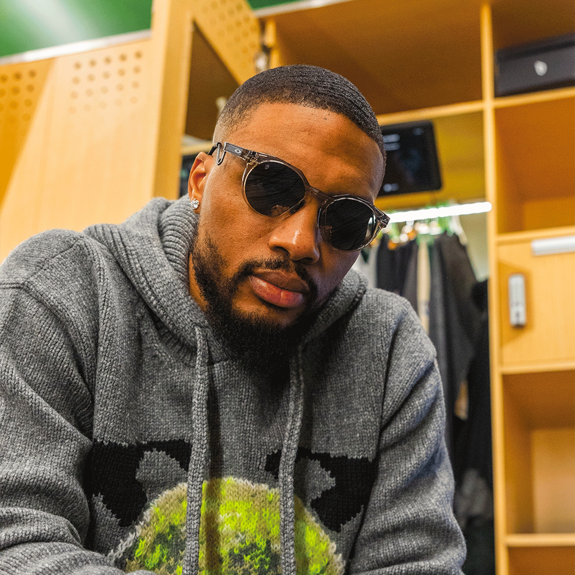 Oakley Damian Lillard Signature Series HSTN Metal Sunglasses with