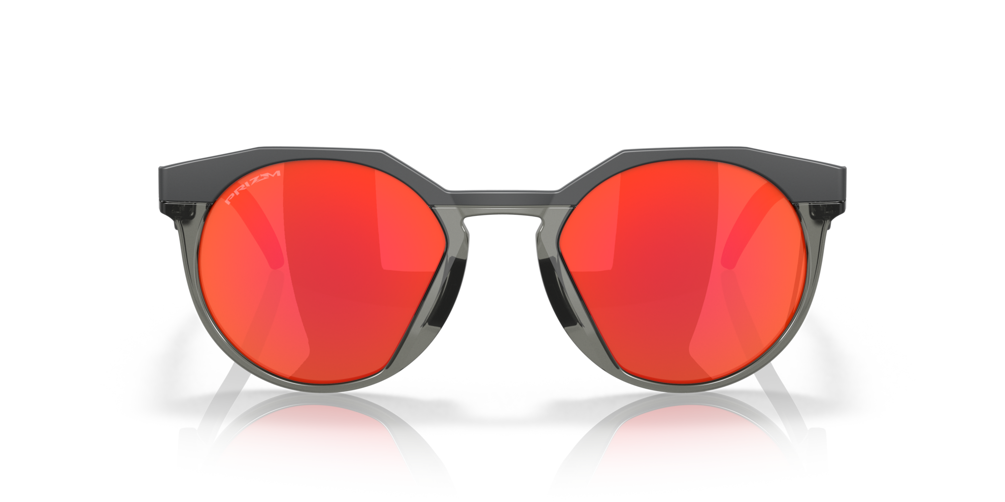 Oakley HSTN Sunglasses with Matte Carbon Frame and Prizm Ruby