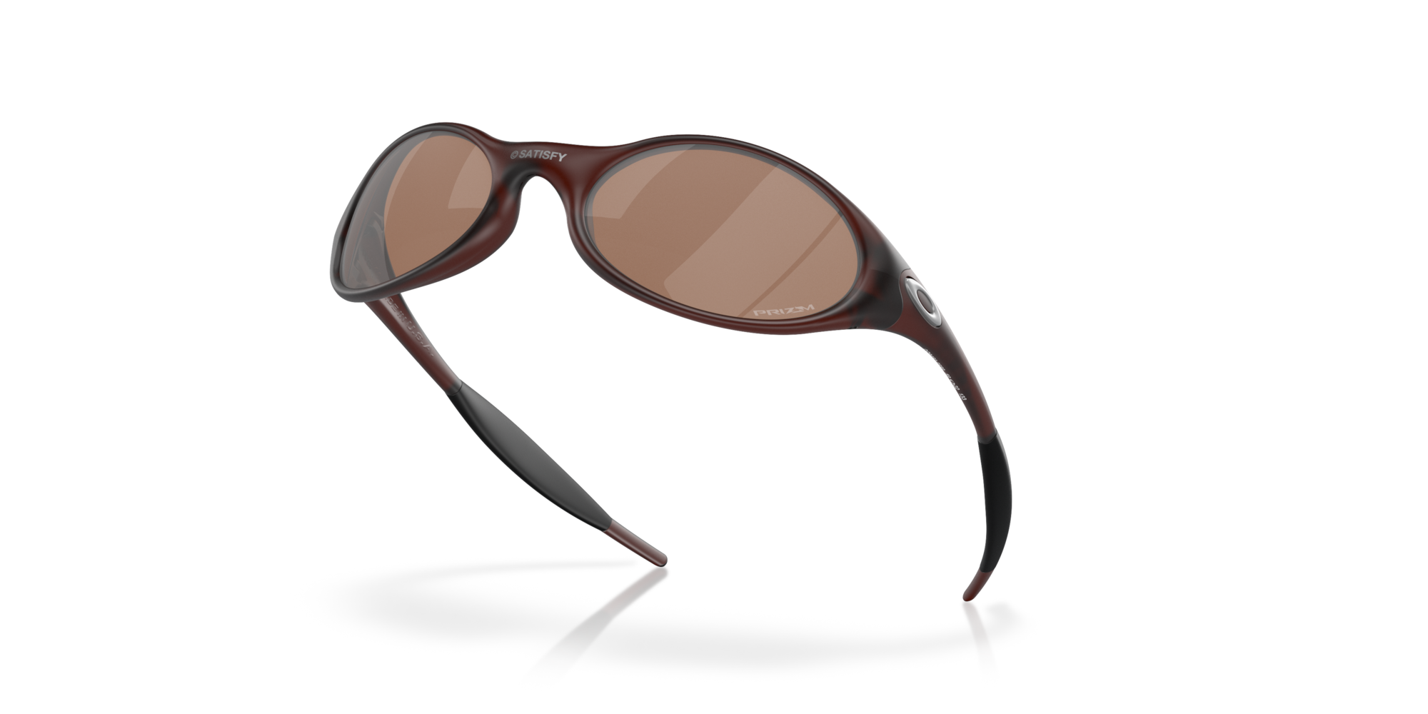 Oakley Eye Jacket™ x Satisfy Sunglasses with Matte Rootbeer Frame