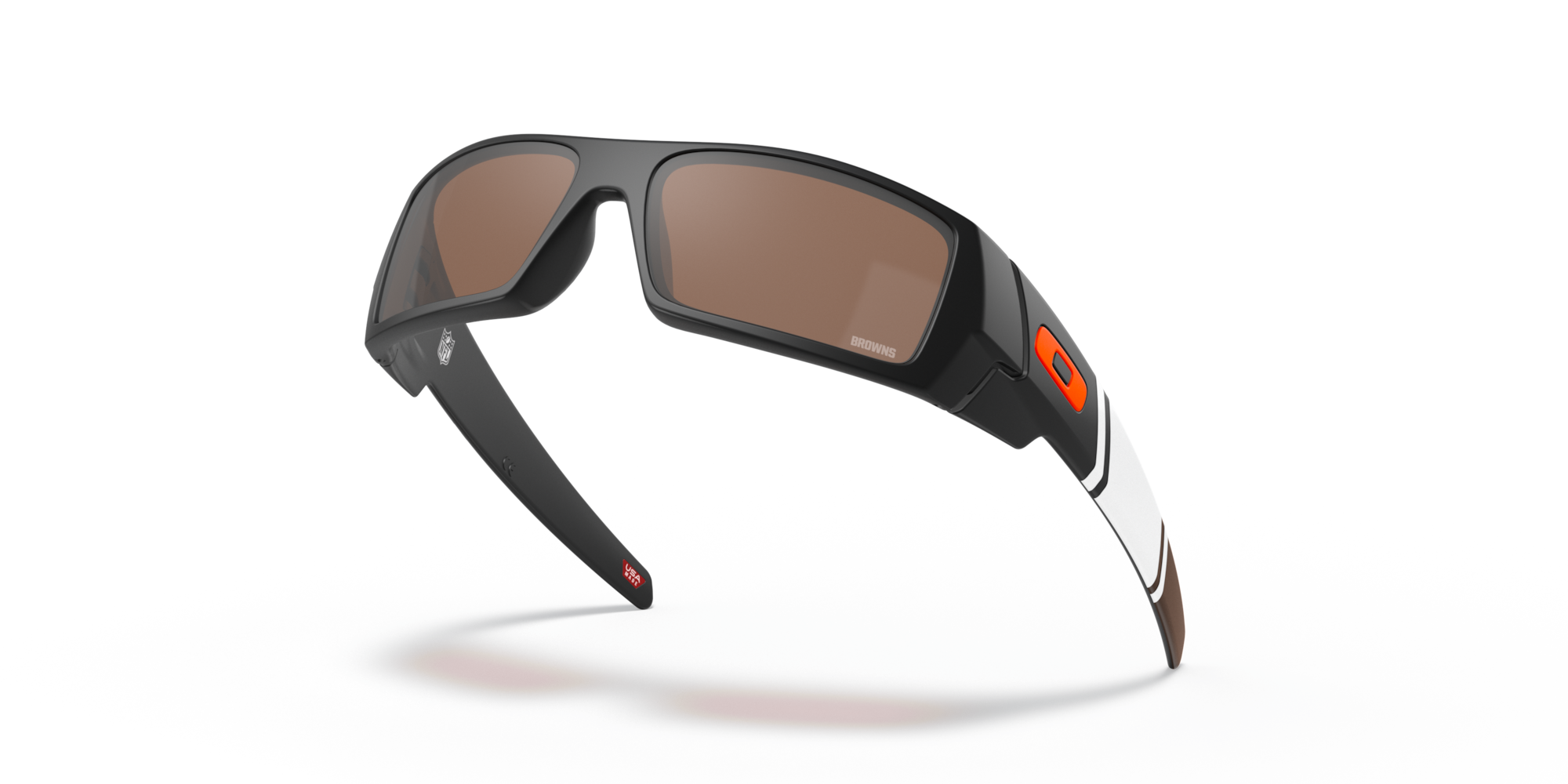 Oakley Cleveland Browns Gascan® Sunglasses with Matte Black Frame