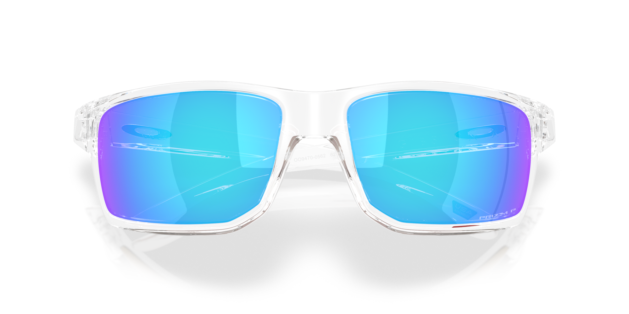 オークリー Gibston XLサングラス ClearフレームとPrizm Sapphire