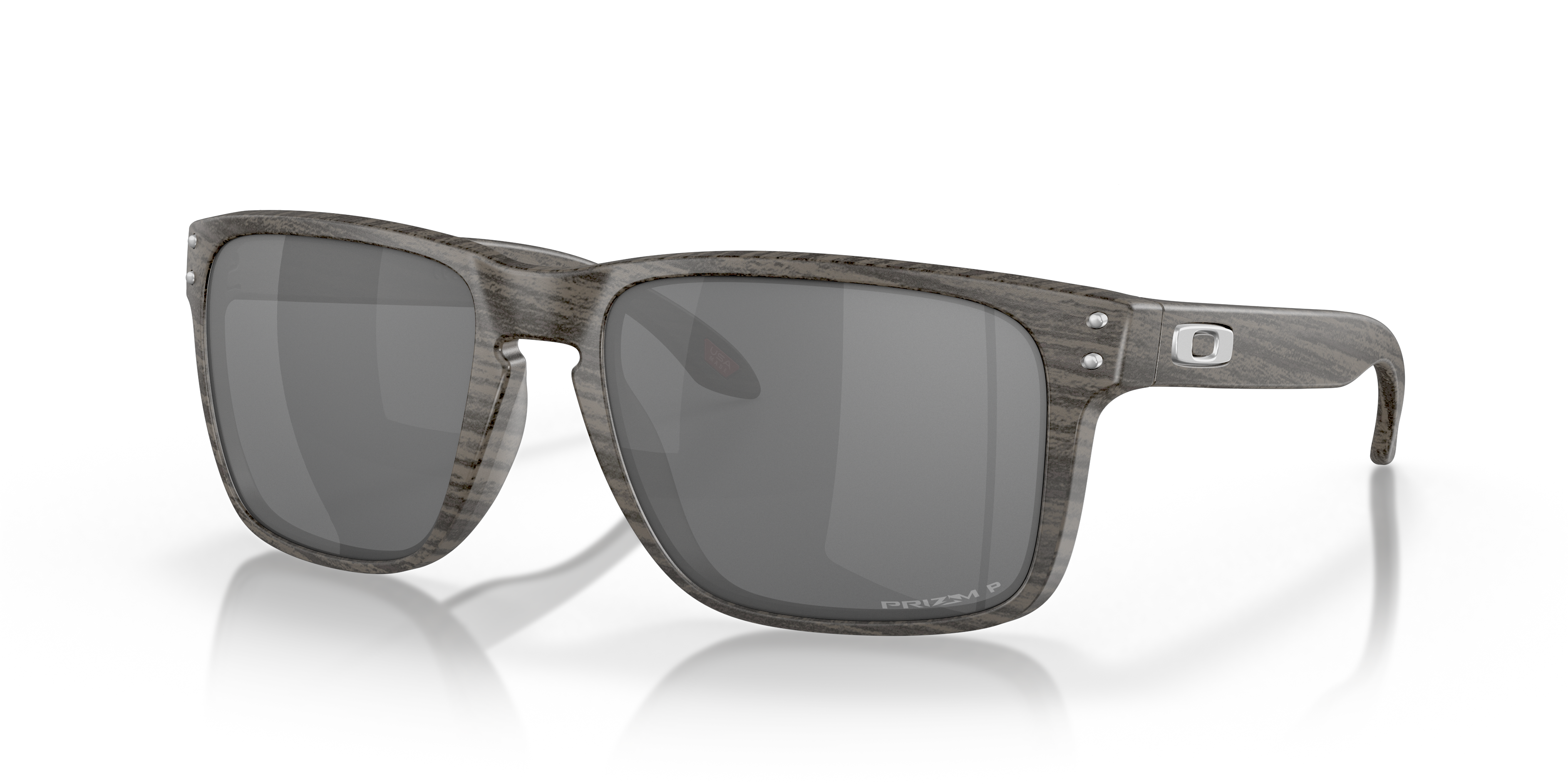 Holbrook™ XL Prizm Black Polarized Lenses, Woodgrain Frame
