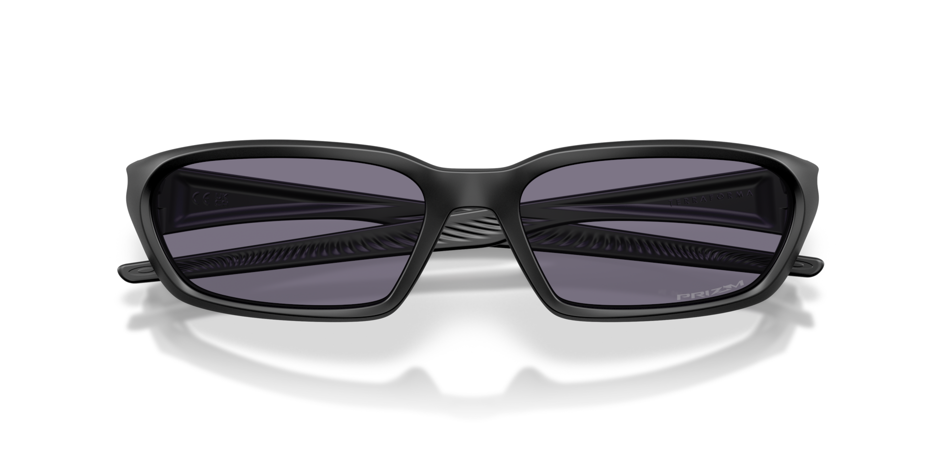 Oakley Terraforma Sunglasses with Matte Black Frame and Prizm Grey