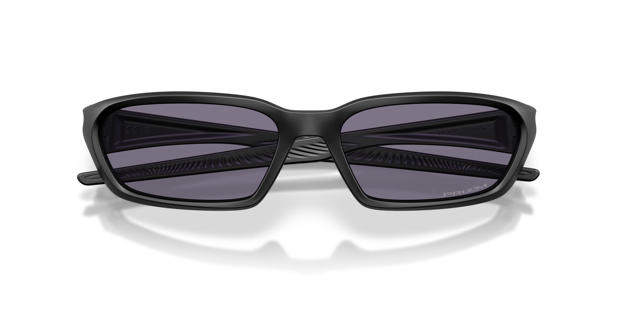 Oakley Terraforma Sunglasses with Matte Black Frame and Prizm Grey