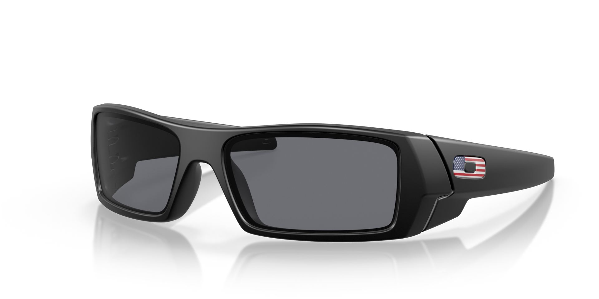 Oakley SI Gascan Sunglasses Unisex Matte Black Frame Gray Lens Polarized Blue Light Blocking
