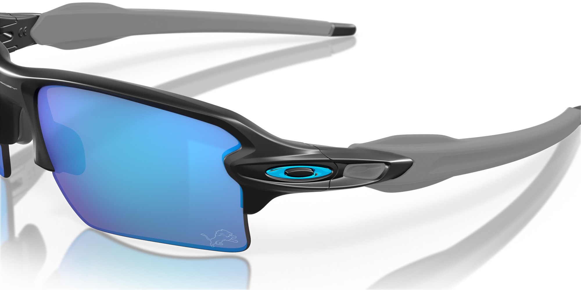 Oakley Detroit Lions Flak® 2.0 XL Sunglasses with Matte Black