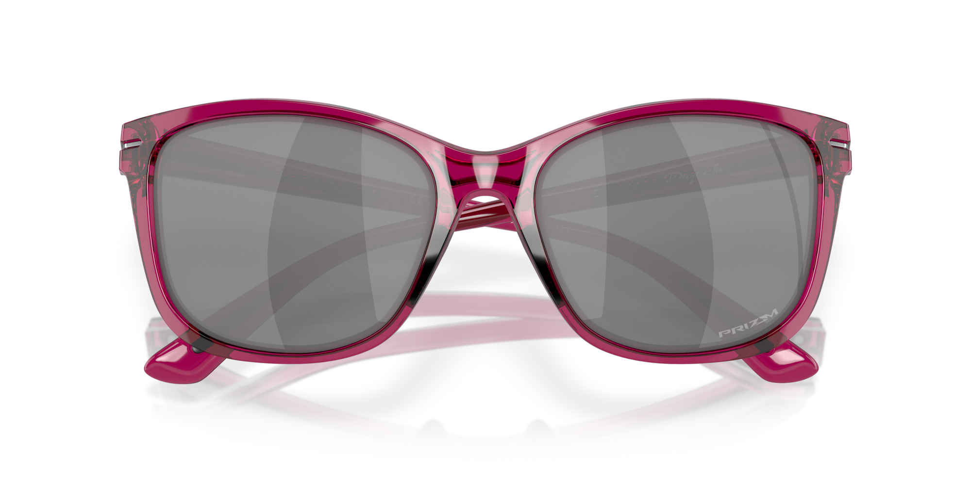 Oakley Drop In™ Sunglasses with Crystal Raspberry Frame and Black