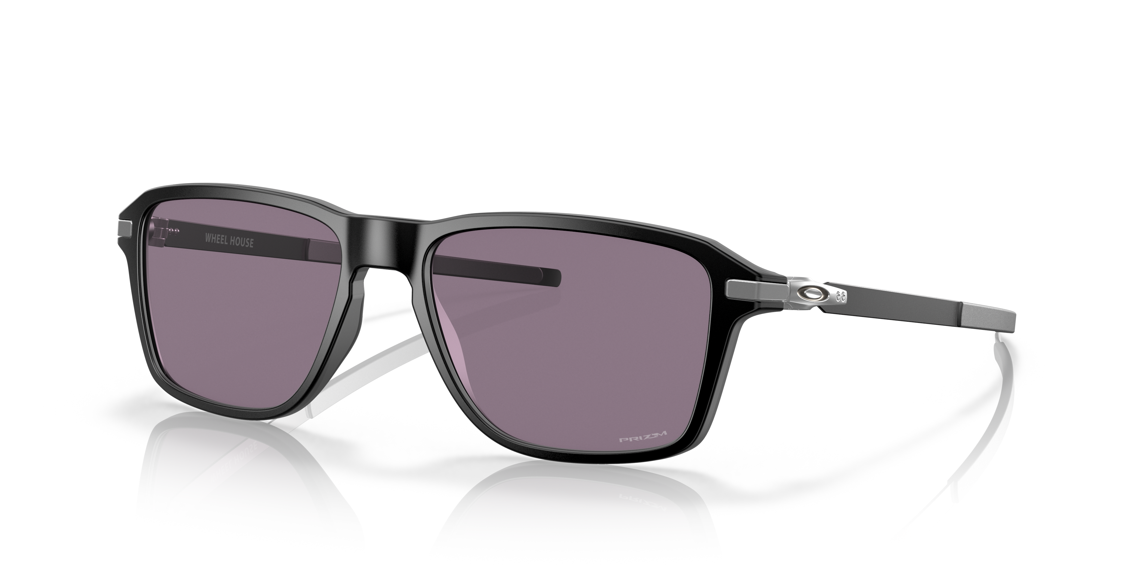 Wheel House Prizm Grey Lenses, Satin Black Frame Sunglasses