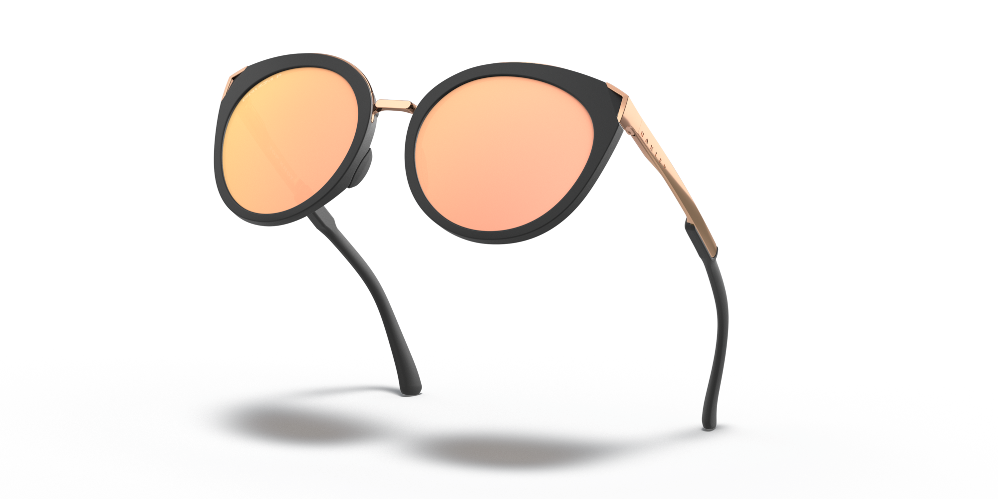 Oakley Top Knot™ Sunglasses with Velvet Black Frame and Prizm Rose