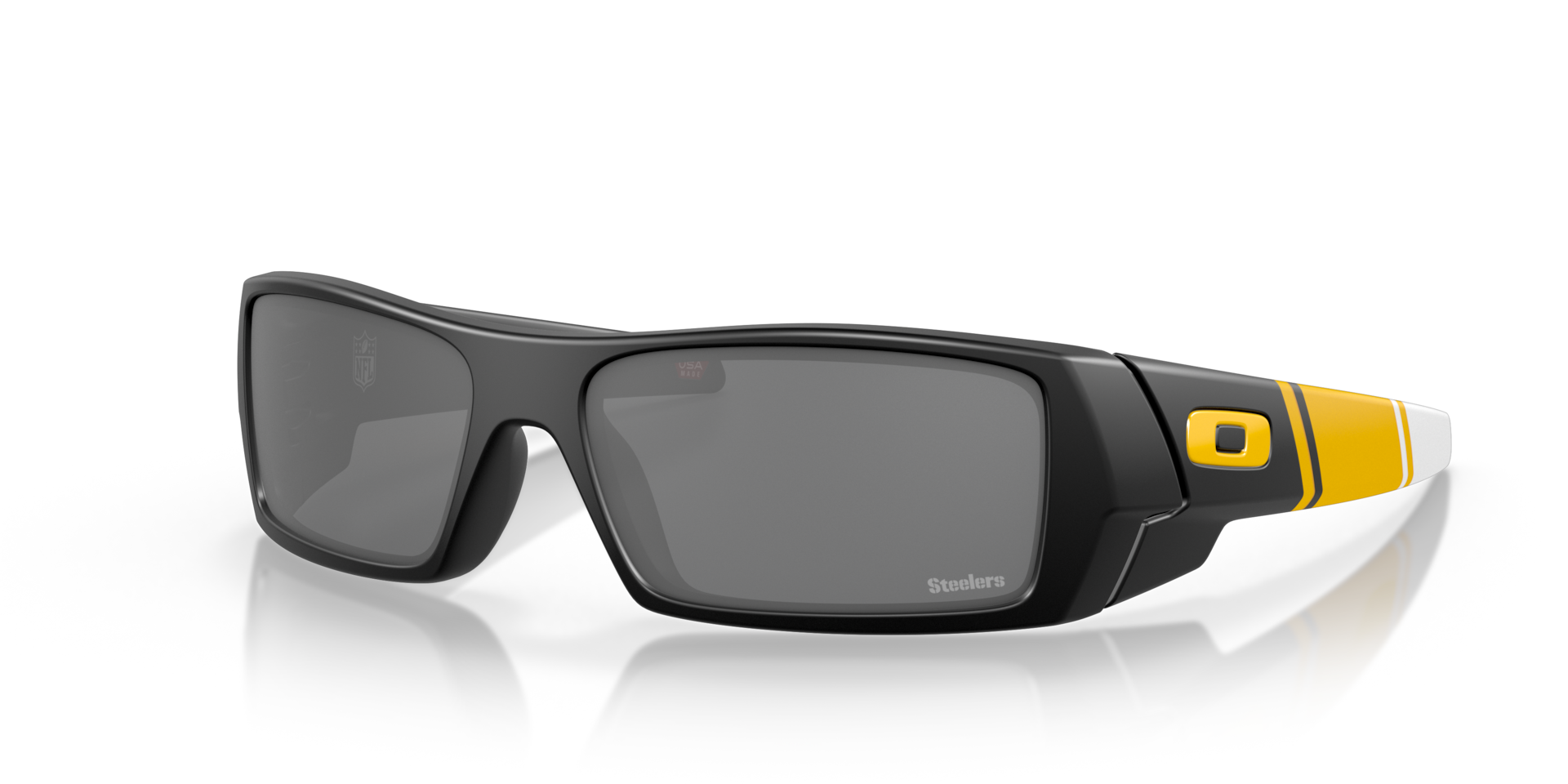 Oakley Pittsburgh Steelers Gascan® Sunglasses with Matte Black
