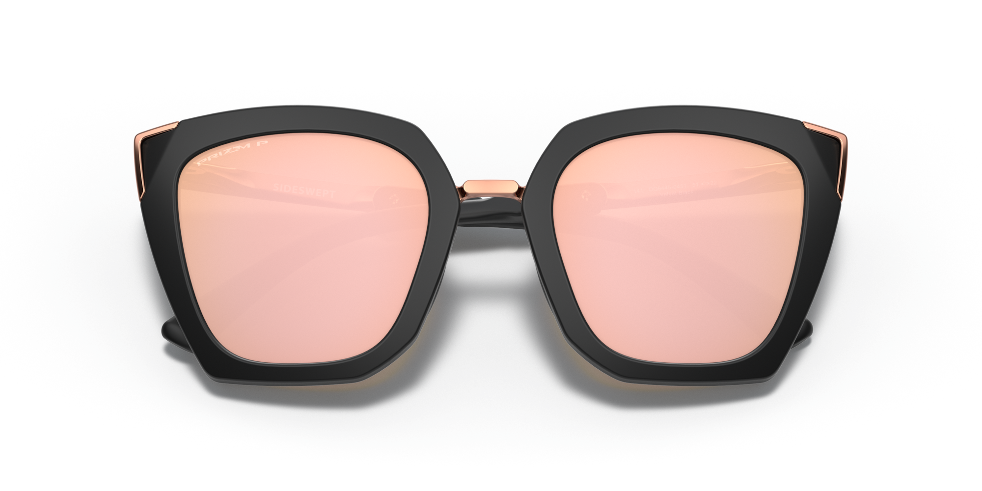 オークリー Side Sweptサングラス Velvet BlackフレームとPrizm Rose