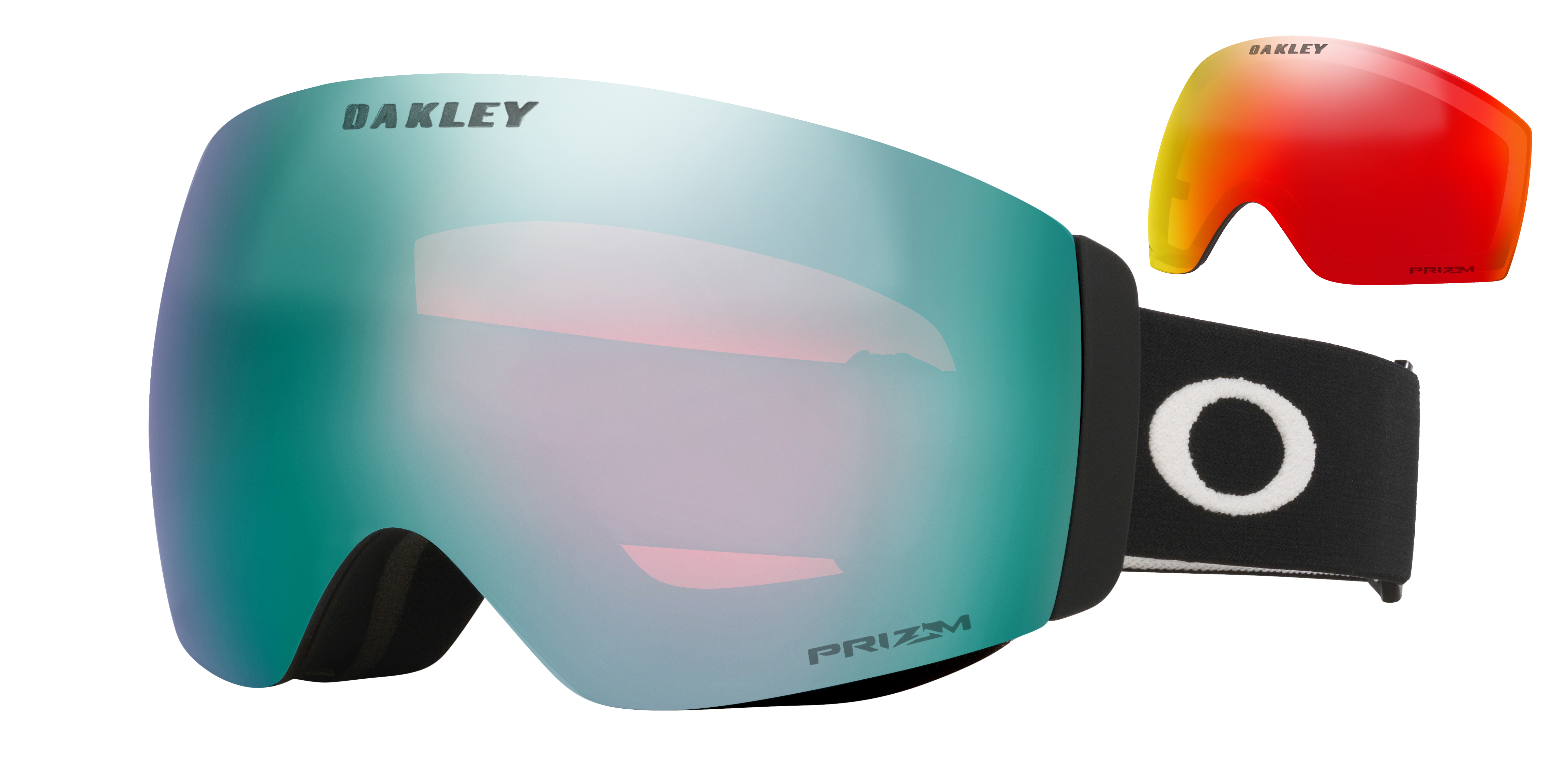 Oakley Flight Deck™ Pro M Snow Goggles with Matte Black Strap and