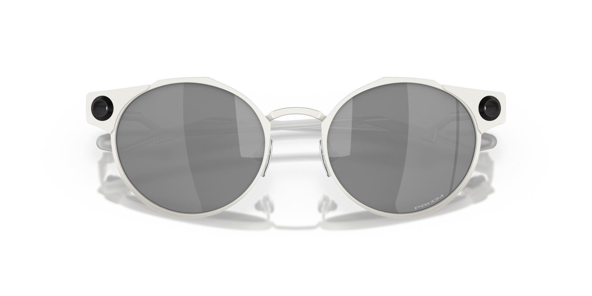 Oakley Deadbolt™ Sunglasses with Satin Chrome Frame and Prizm