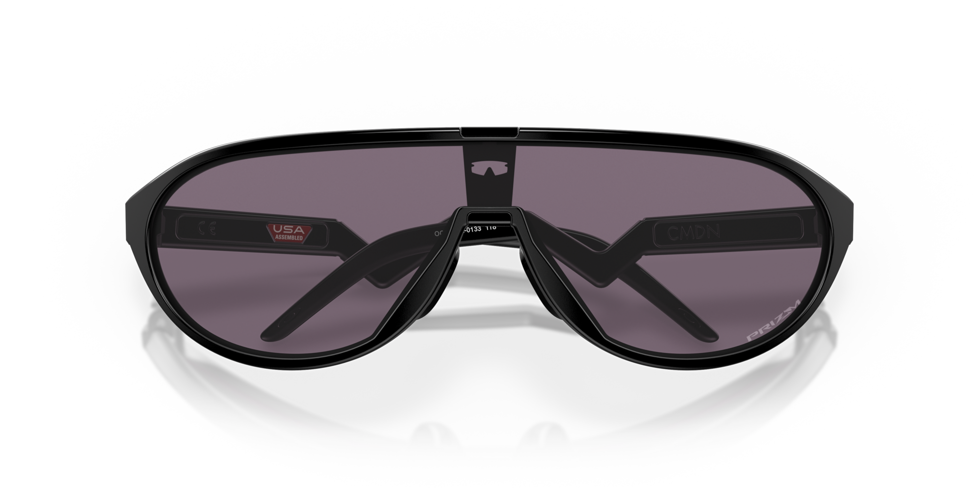 オークリー　サングラス　CMDN【アジアンフィット】 Oakley CMDN (Low Bridge Fit) Sunglasses with Matte Black Frame and