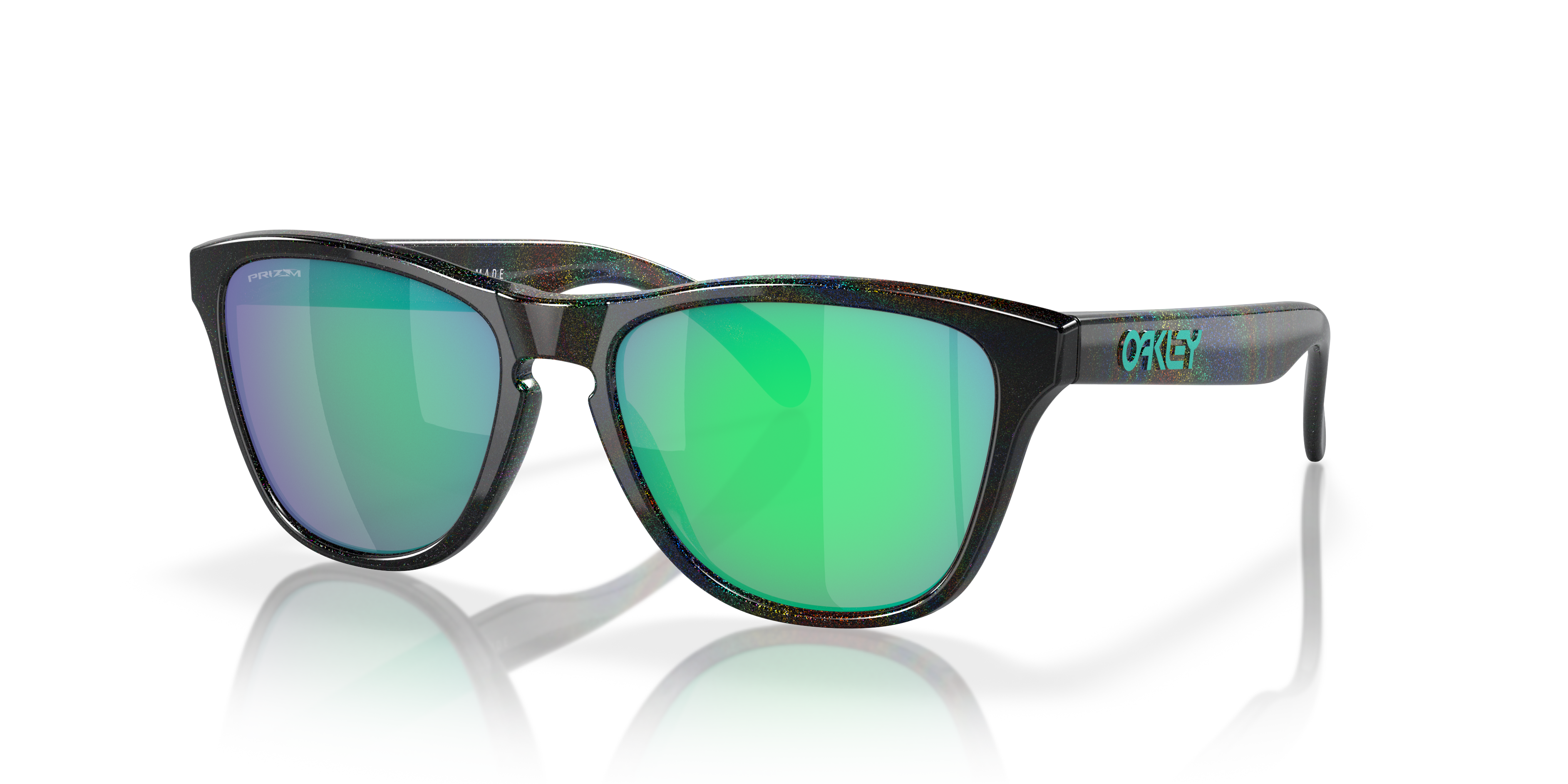 Frogskins™ XS (Youth Fit) Prizm Jade Lenses, Dark Galaxy Frame