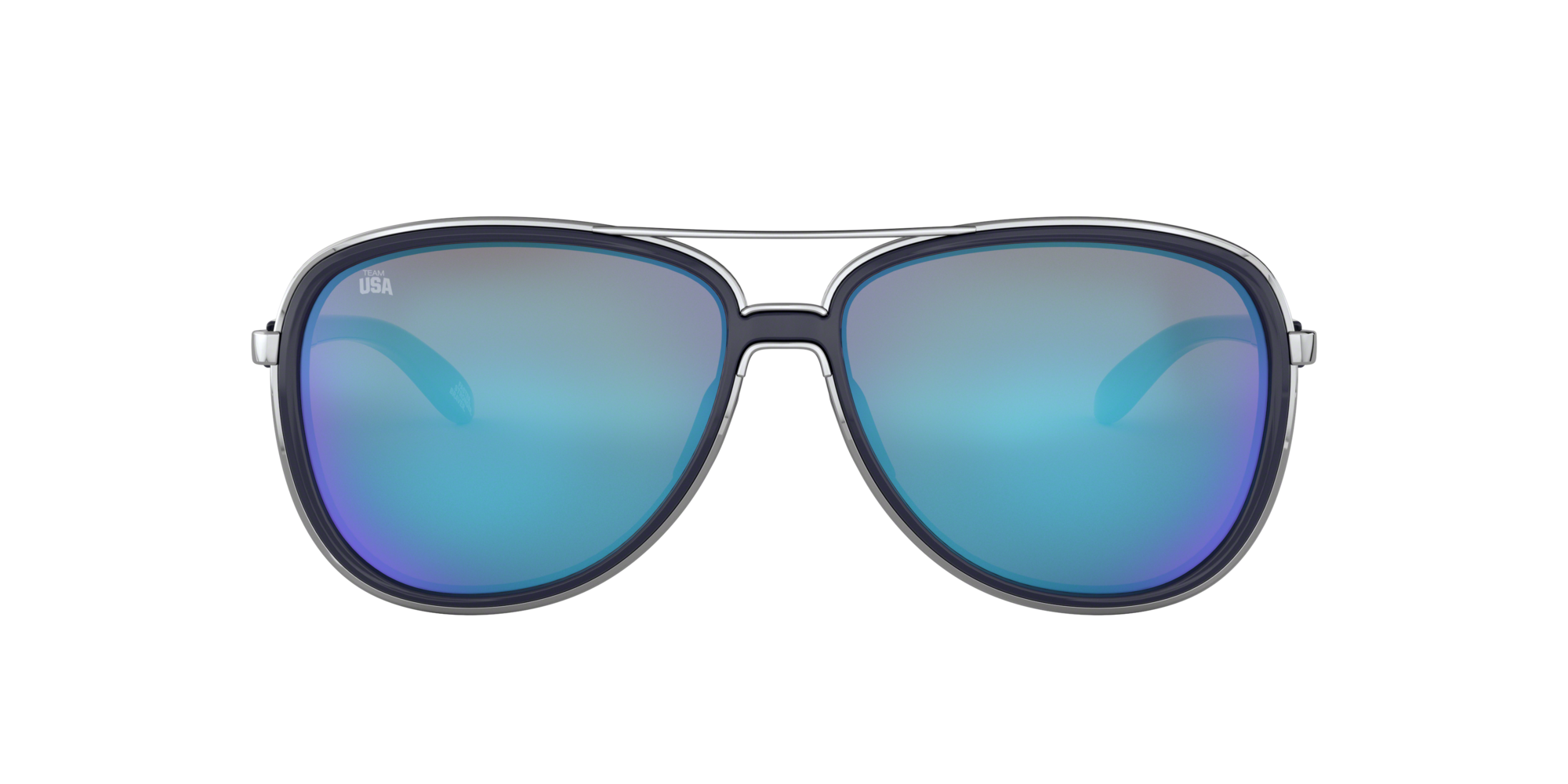 Oakley Split Time Team USA Sunglasses with Polished Chrome Frame