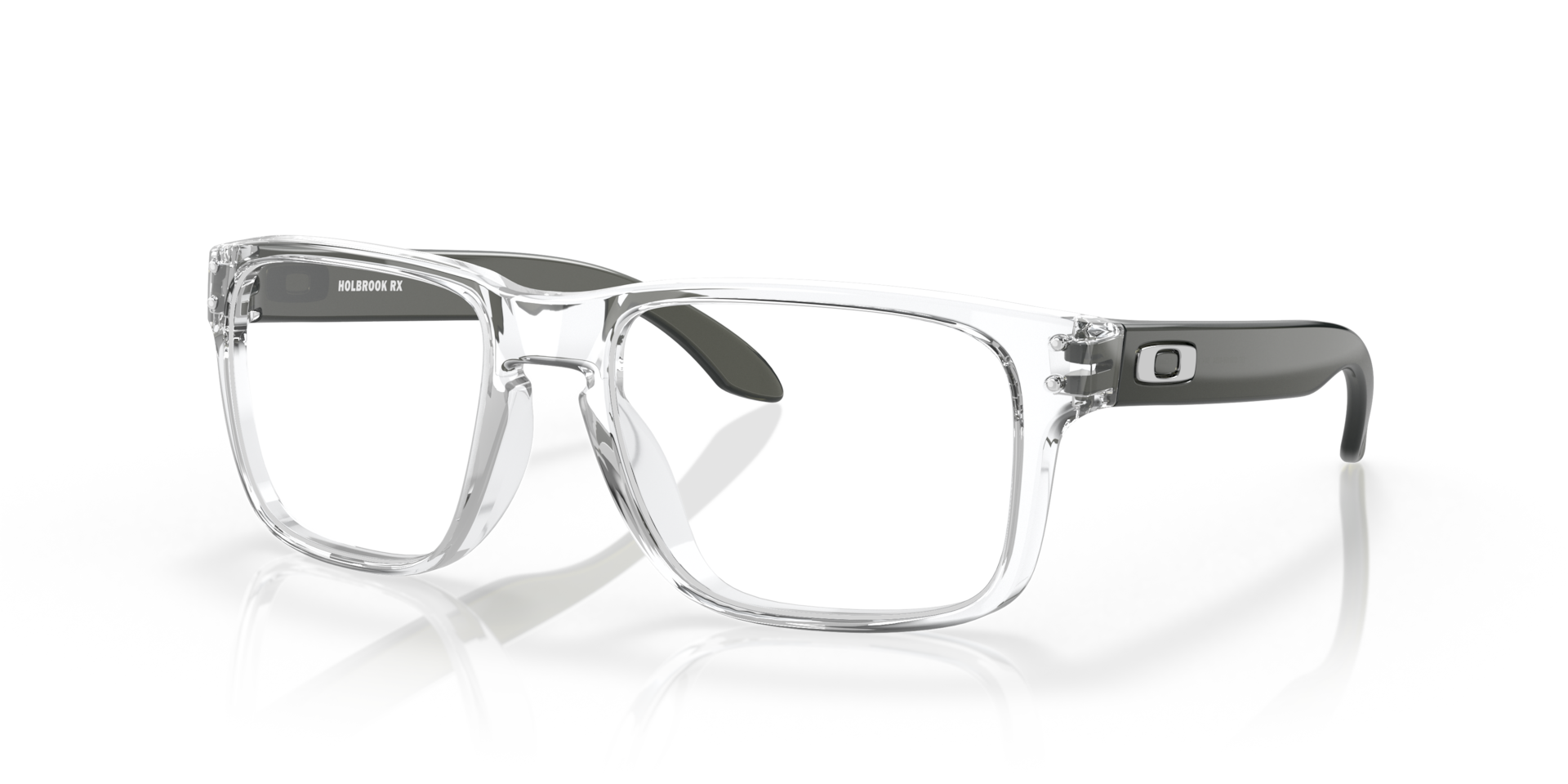 Oakley Holbrook™ Eyeglasses with Polished Clear Frame | Oakley