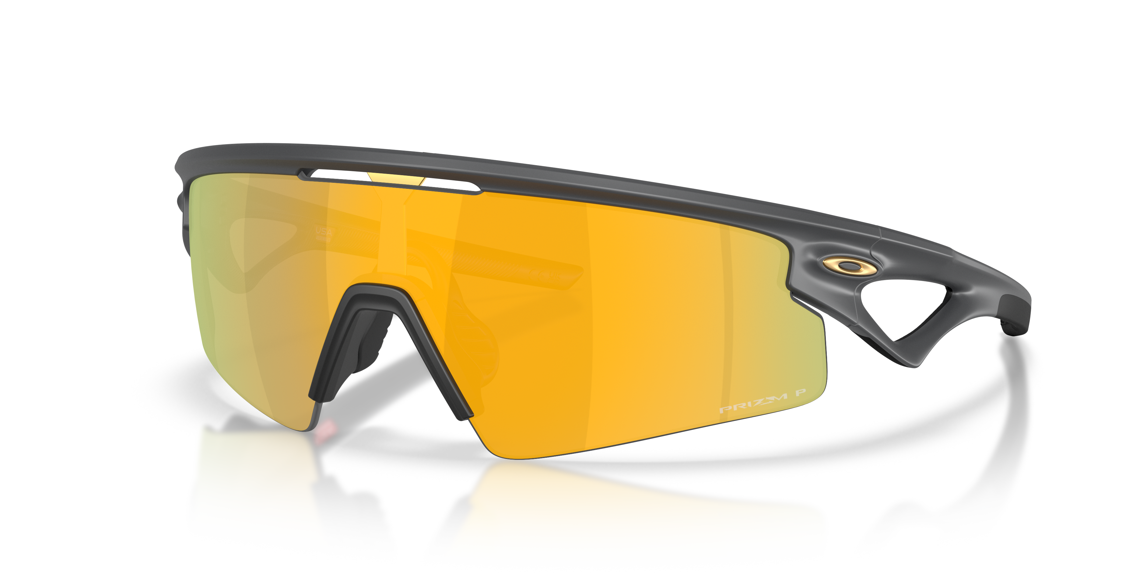 OAKLEY オークリー Sphaera Strike Sphaera™ Strike Prizm 24K Polarized Lenses, Matte Carbon Frame