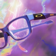 Oakley X Fortnite™ Top Level (Youth Fit) - Matte Cyan/Blue Colorshift